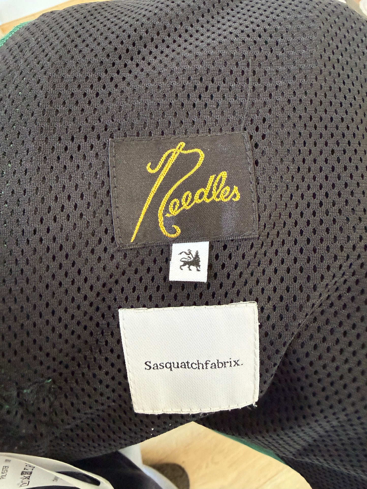 Needles x Sasquatchfabrix AW22 Green HD Trackpants