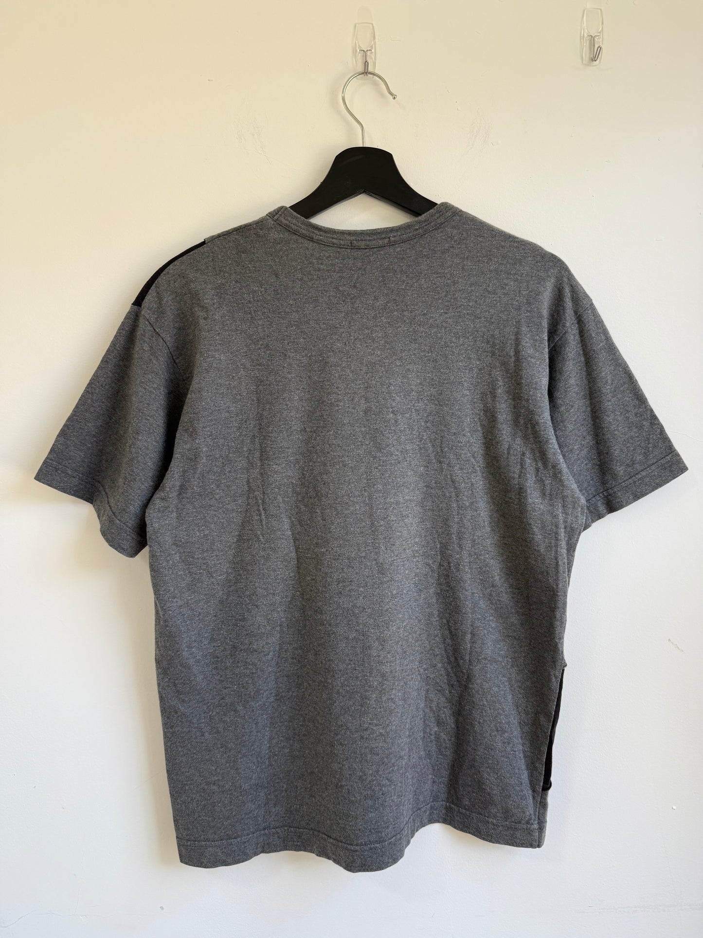 Comme des Garcons Homme SS02 Grey Circle Patchwork T-Shirt