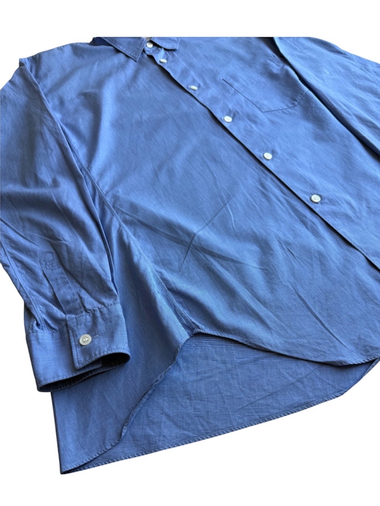 Comme des Garcons SHIRT Asymmetric ‘Twisted’ Blue Shirt