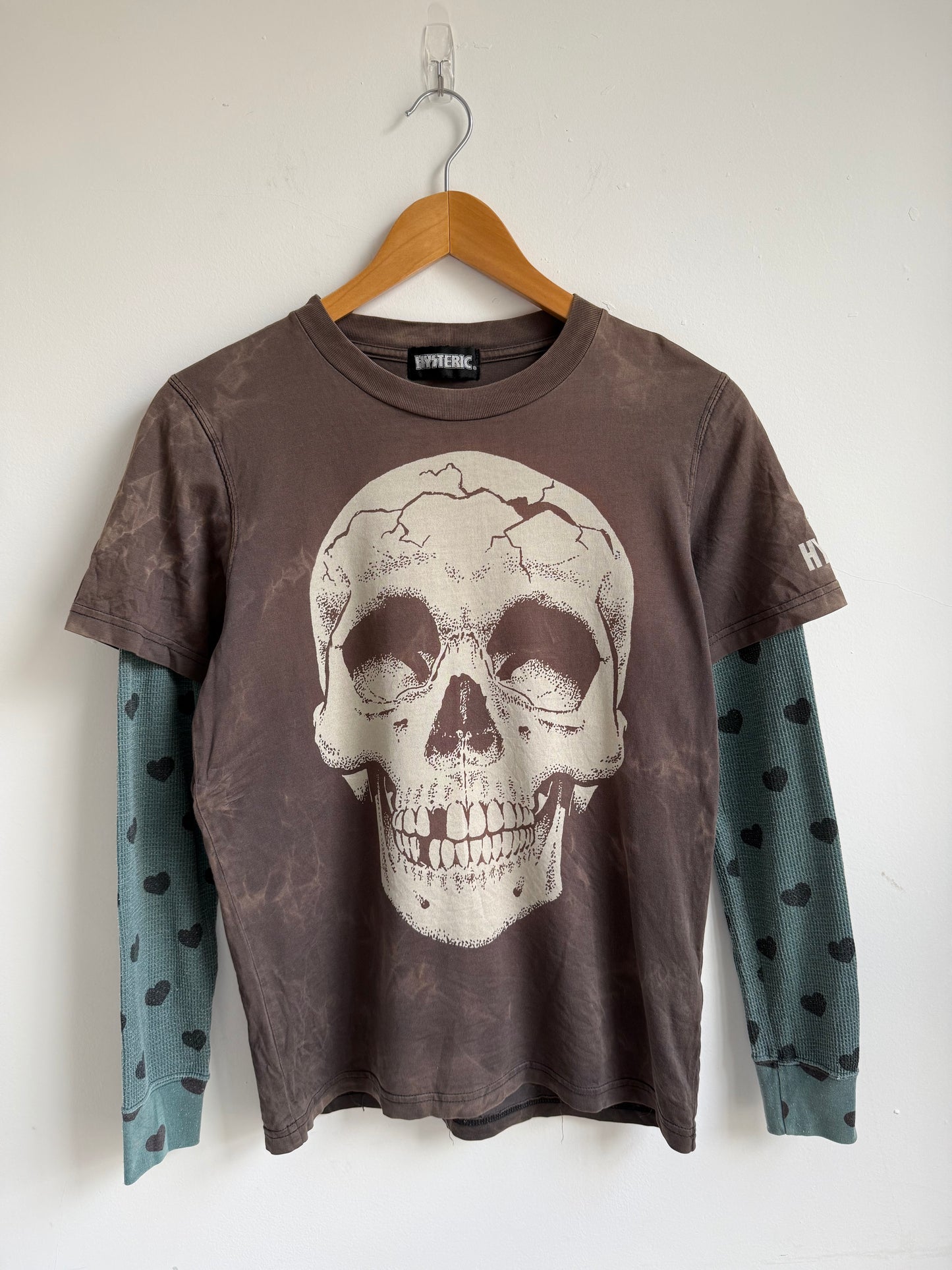 Hysteric Glamour Double-Layered Skull T-shirt