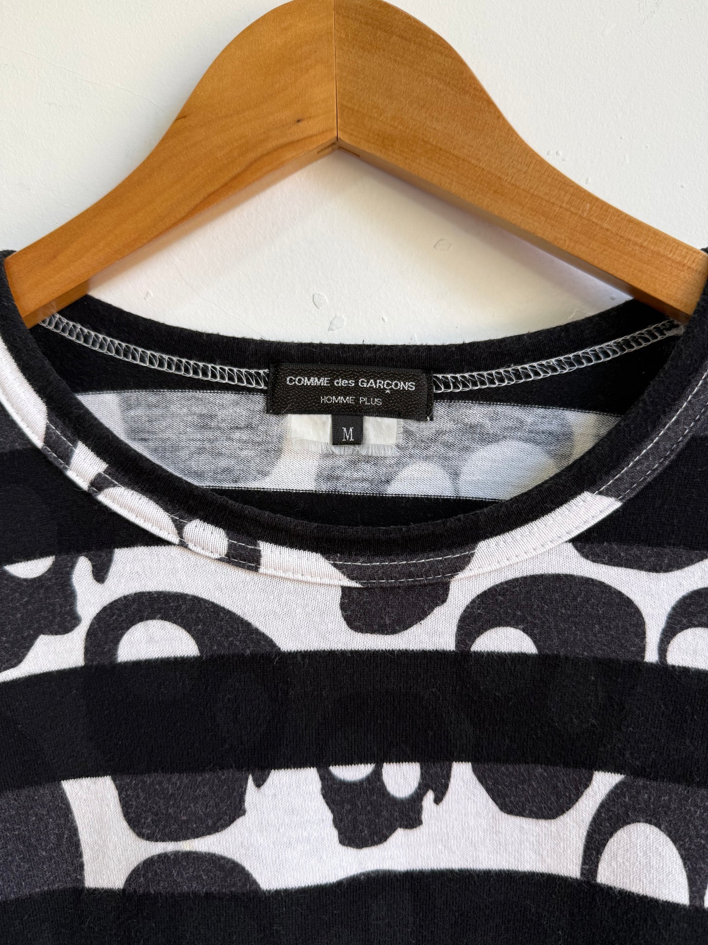 Comme des Garcons  Homme Plus AD2010 Skull Striped L/S Tee