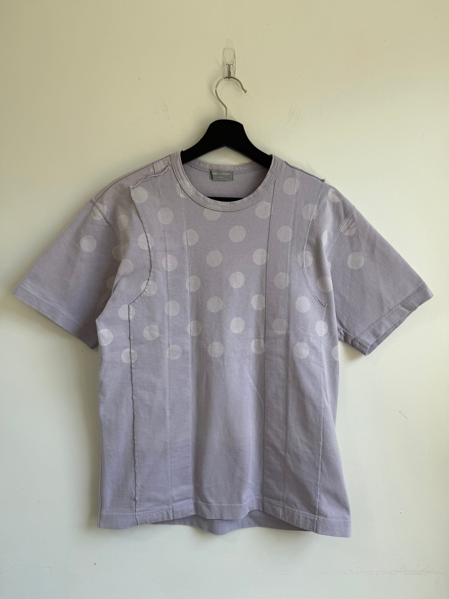 Comme des Garcons Homme SS00 Lilac Polkadot Tshirt