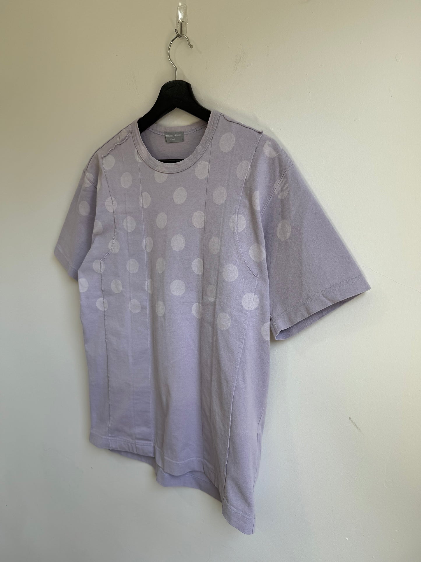 Comme des Garcons Homme SS00 Lilac Polkadot Tshirt