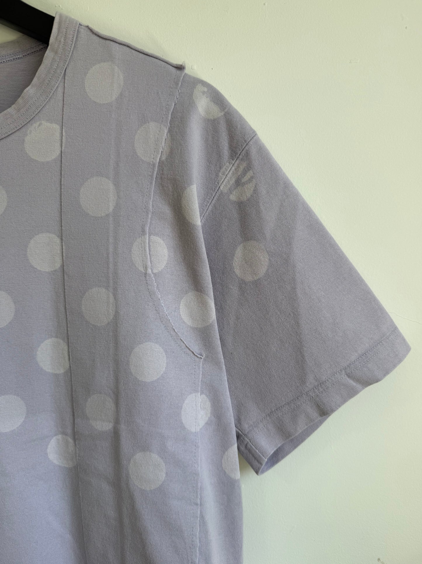 Comme des Garcons Homme SS00 Lilac Polkadot Tshirt