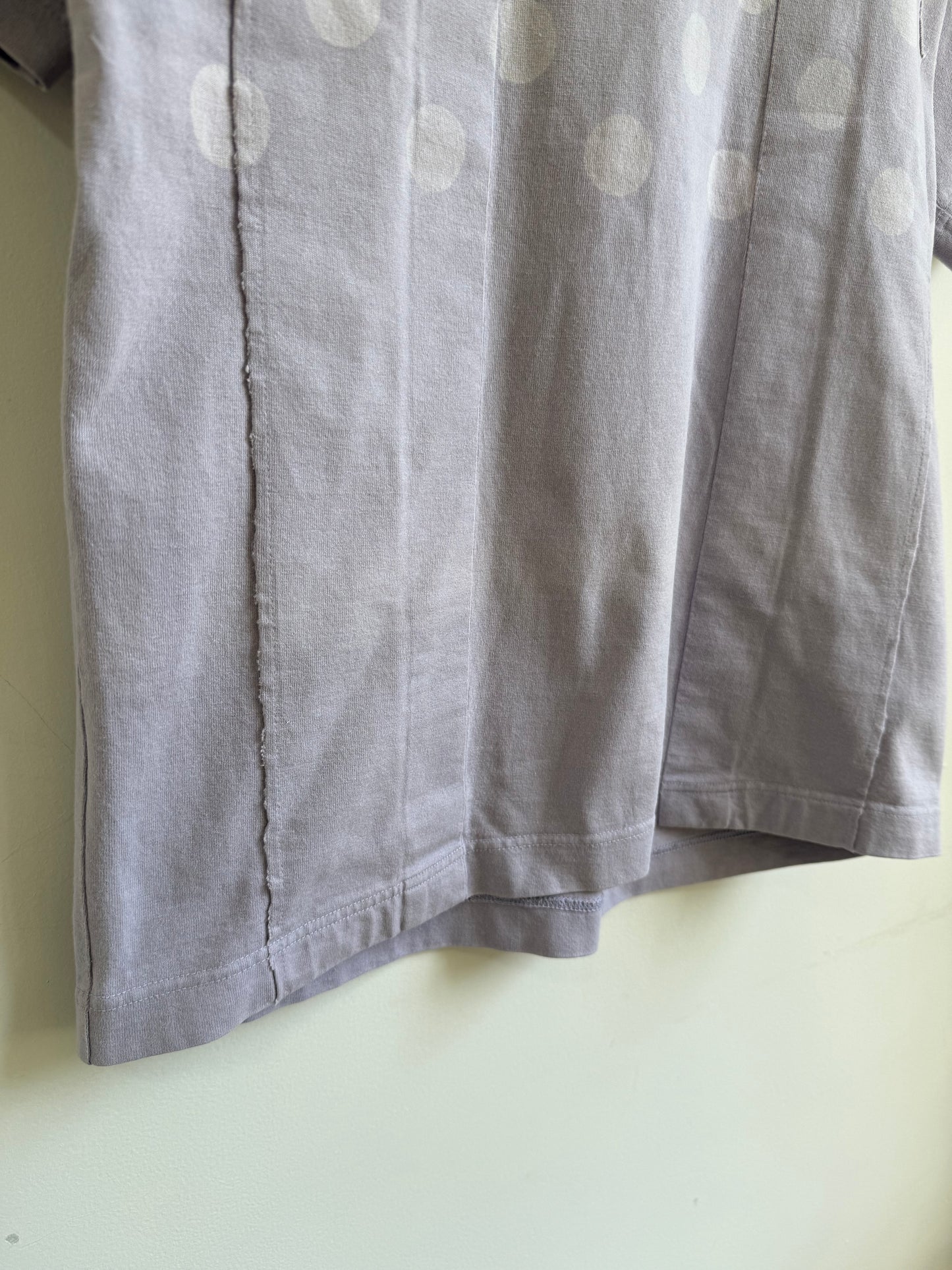 Comme des Garcons Homme SS00 Lilac Polkadot Tshirt