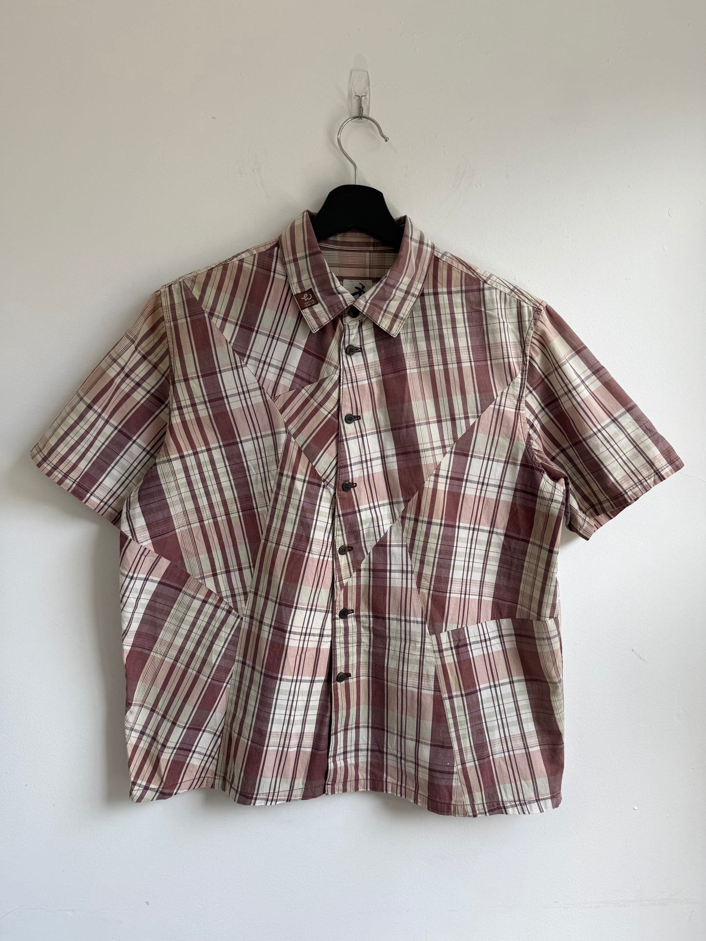 Hai Sporting Gear 70s/80s Fractal Plaid Shirt