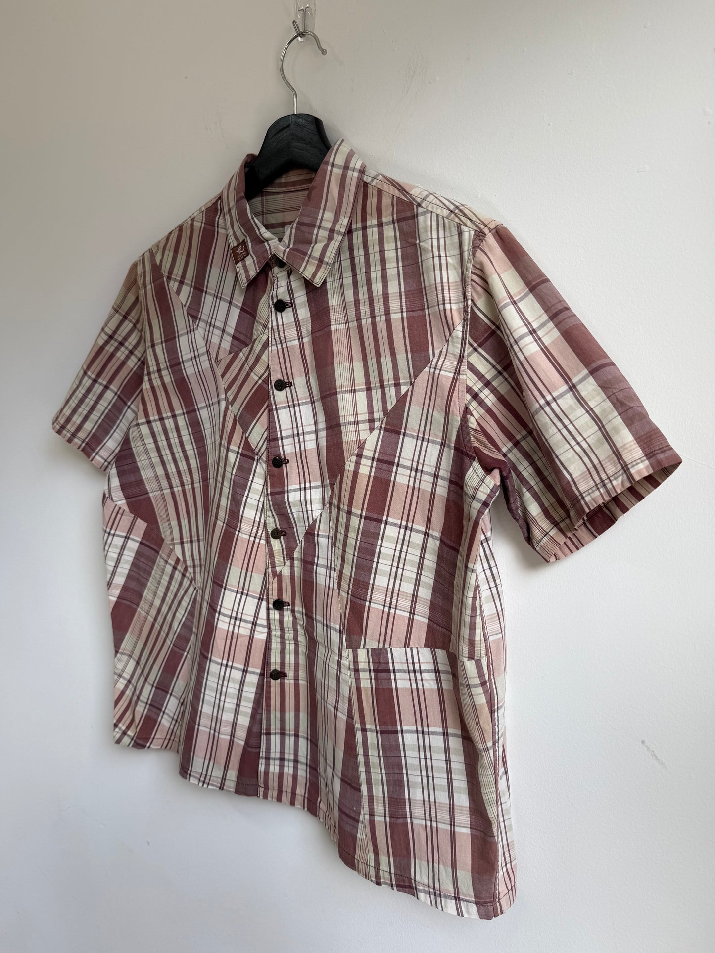 Hai Sporting Gear 70s/80s Fractal Plaid Shirt