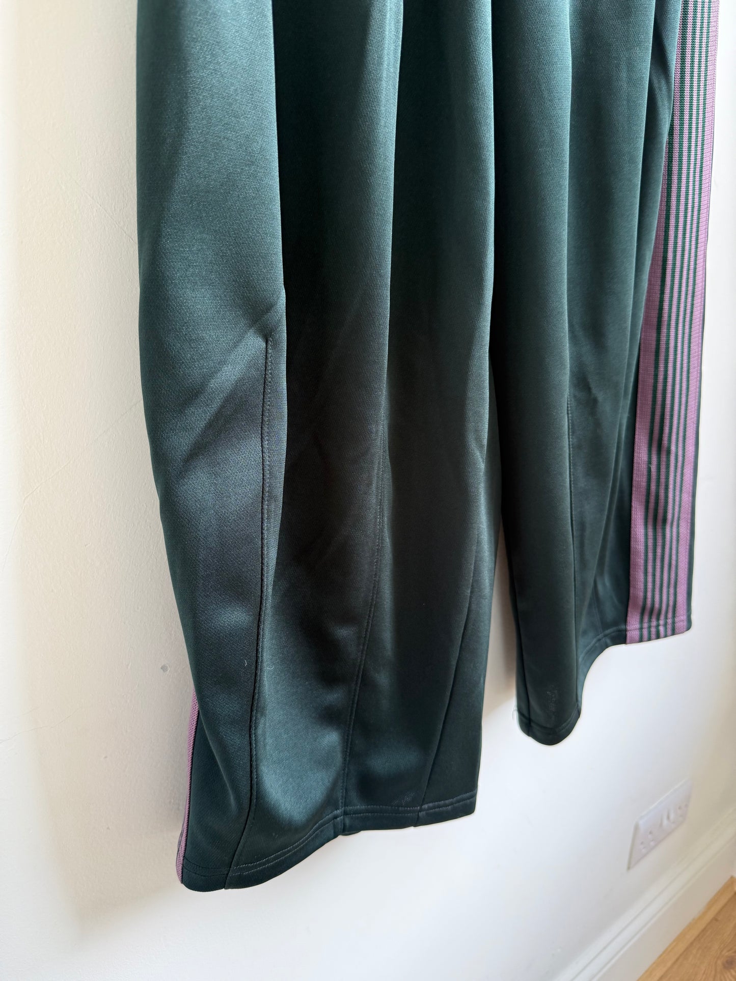 Needles H.D Trackpants - Forest Green /Pink