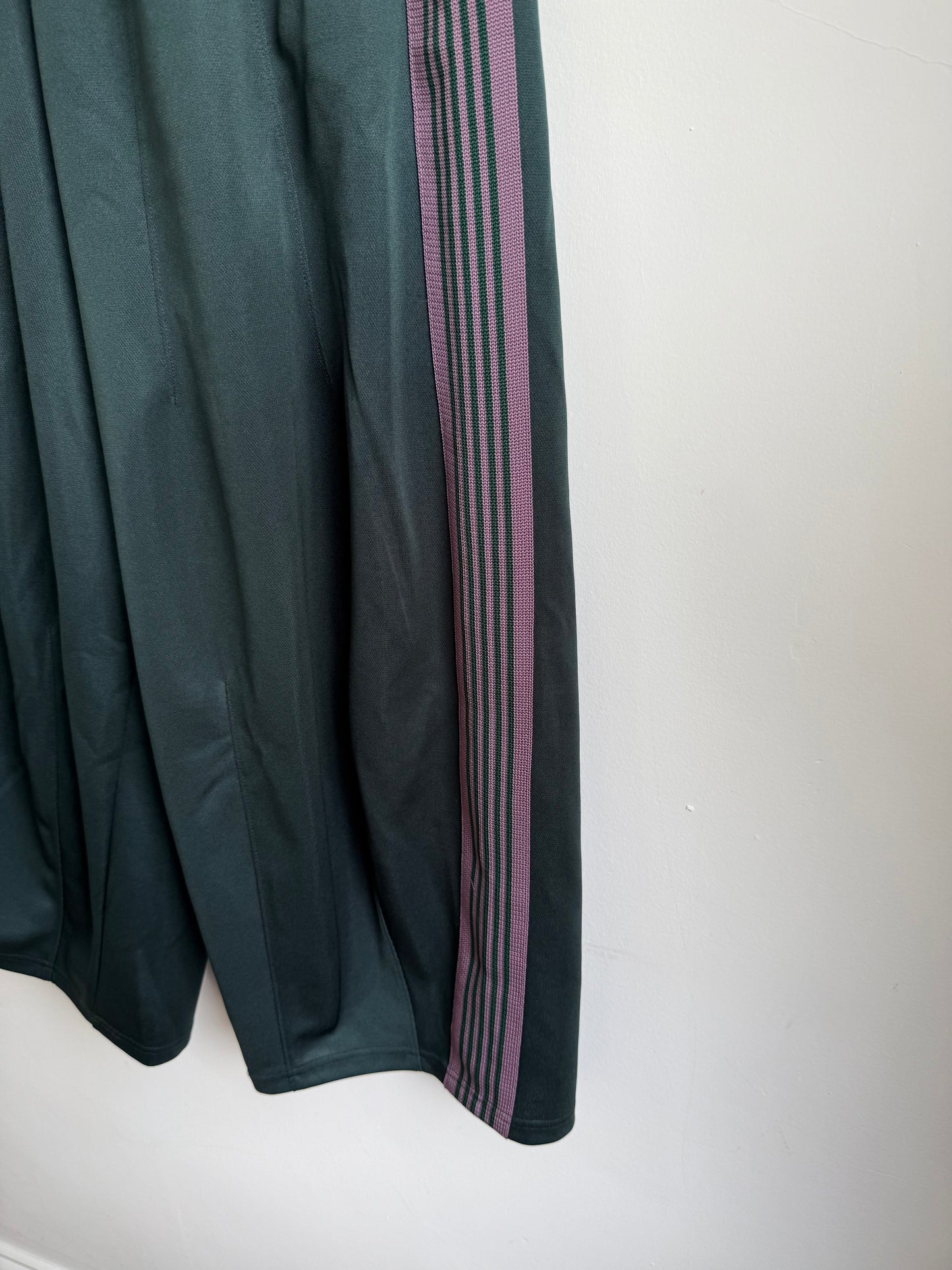 Needles H.D Trackpants - Forest Green /Pink