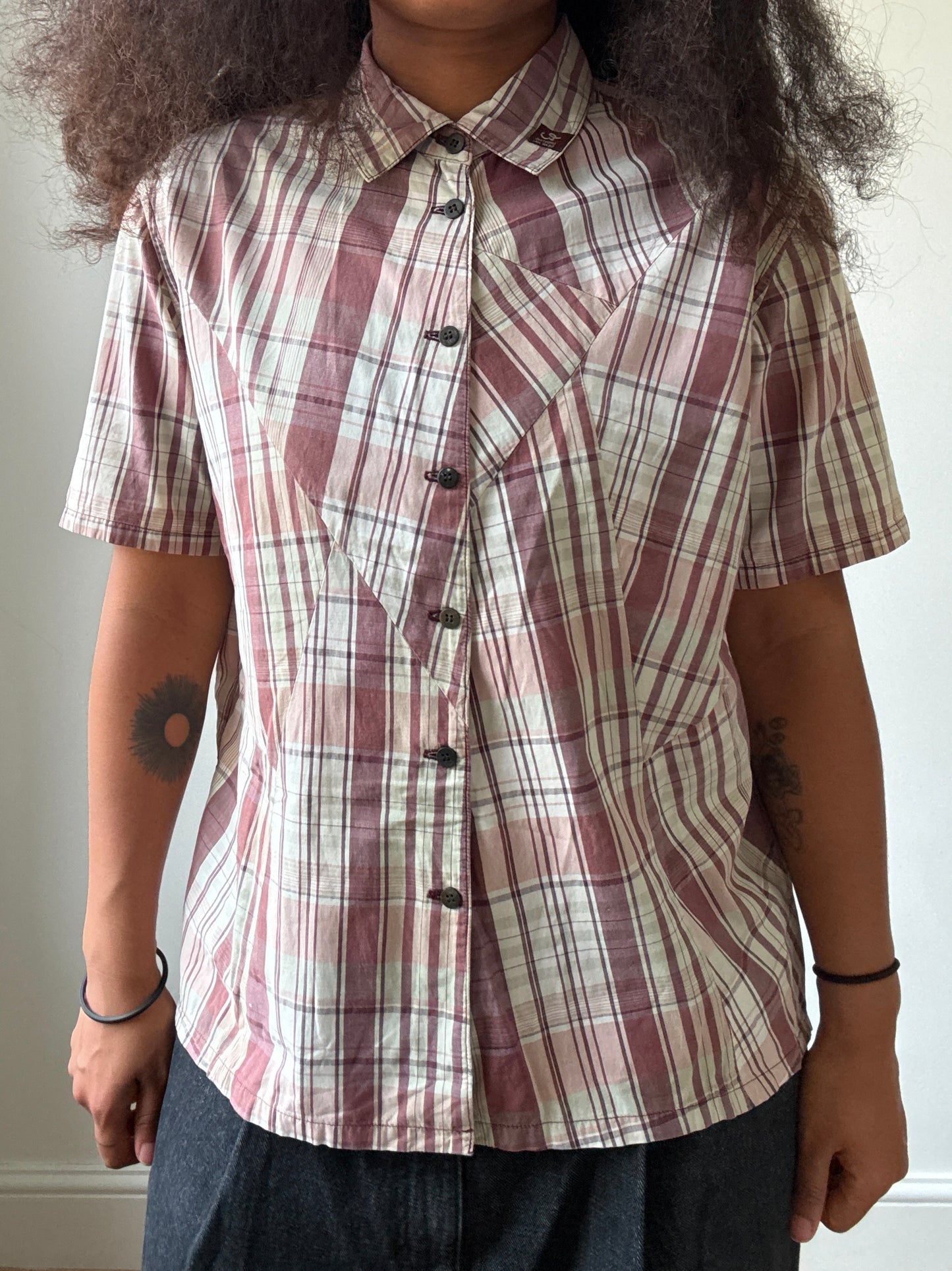 Hai Sporting Gear 70s/80s Fractal Plaid Shirt