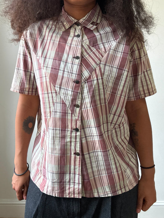 Hai Sporting Gear 70s/80s Fractal Plaid Shirt