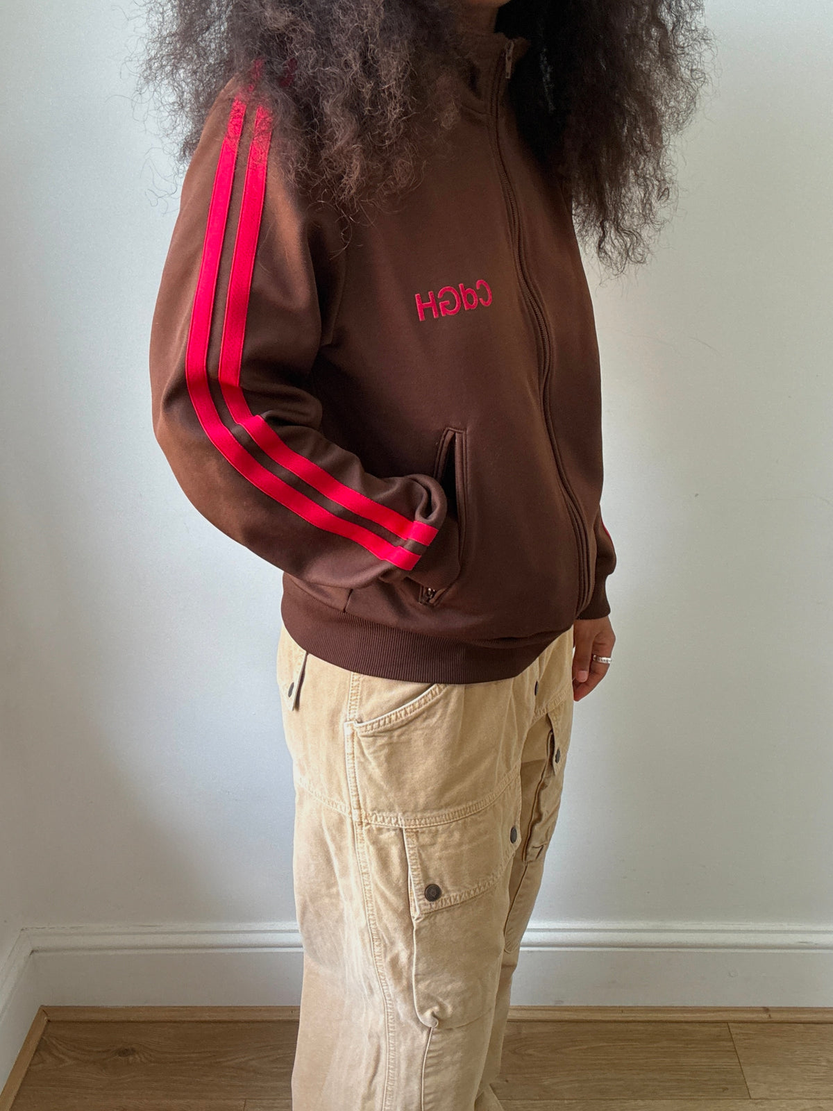 Comme des Garçons Homme AW2002 Brown Track Jacket