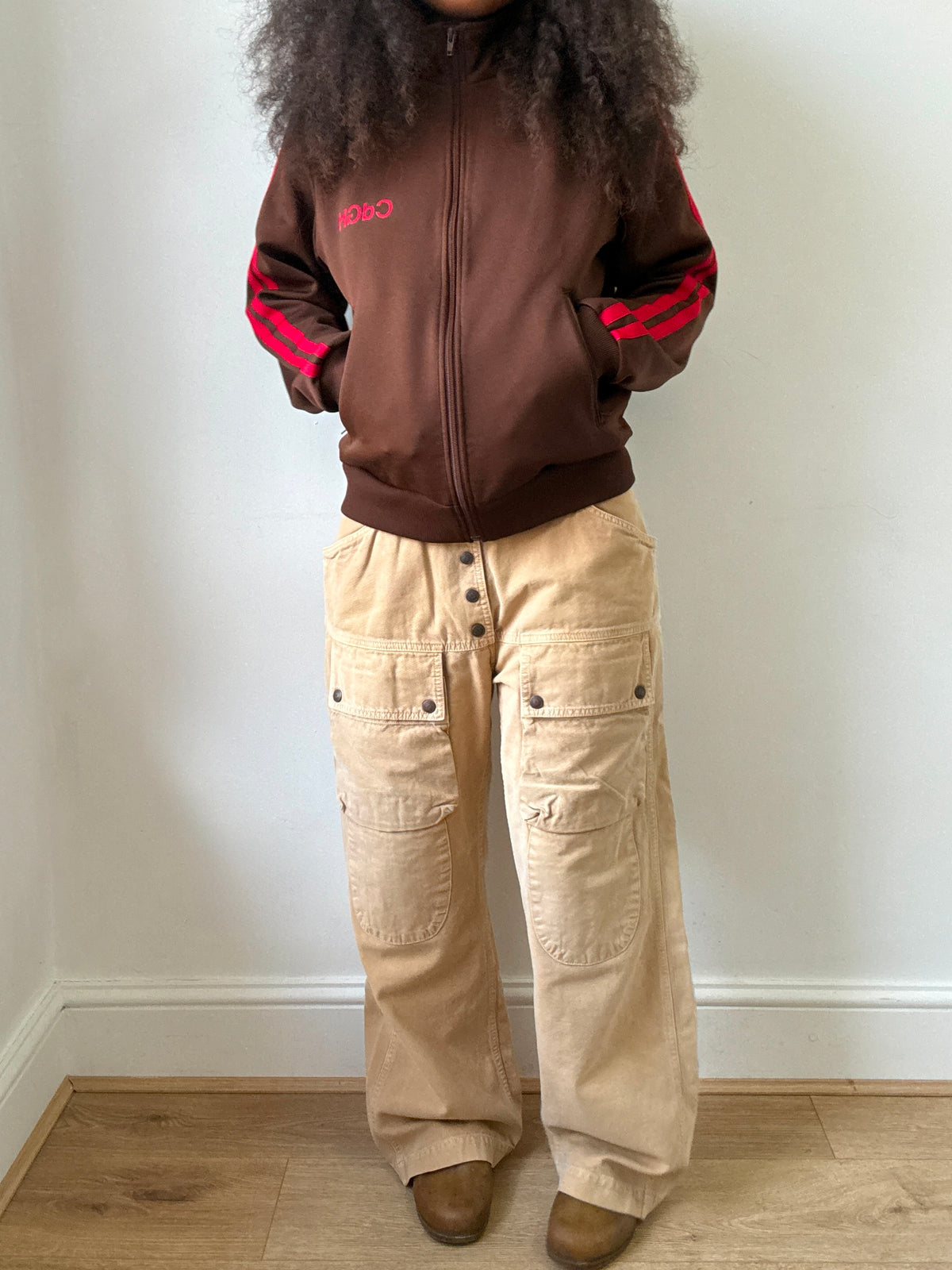 Kapital Multi-Pocket Double Knee Cargo Pants