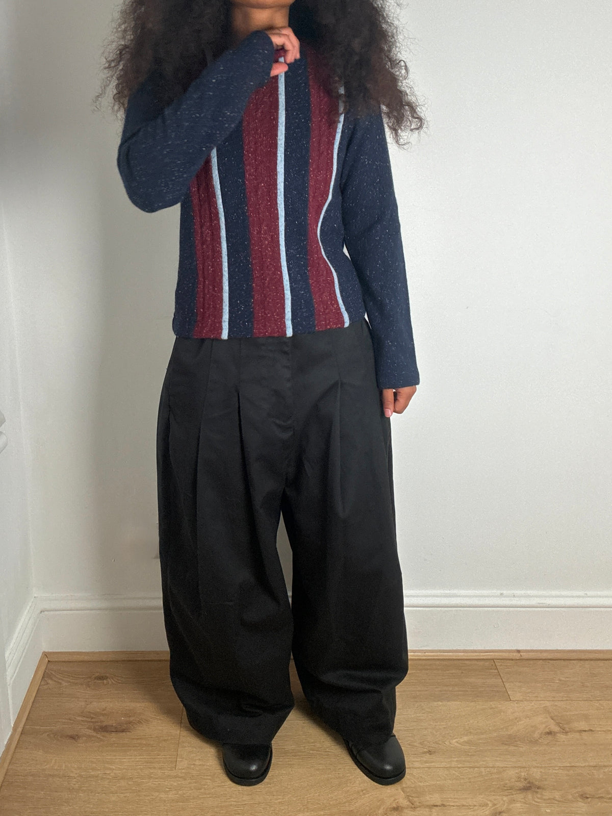 Comme des Garçons Tricot AW2000 Speckled Striped Knit Sweater