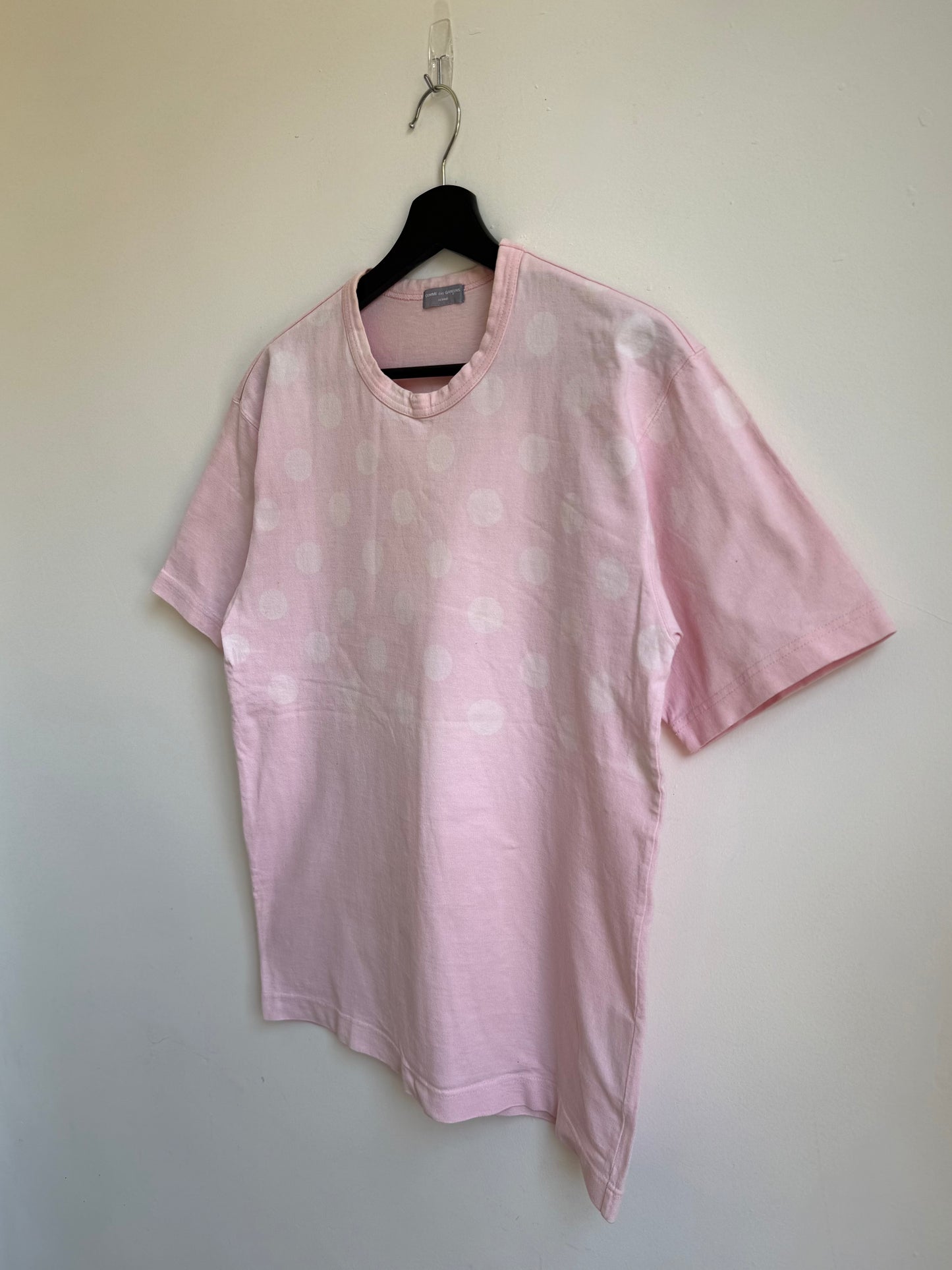 Comme des Garçons  Homme ss01 Pink Polkadot Tshirt