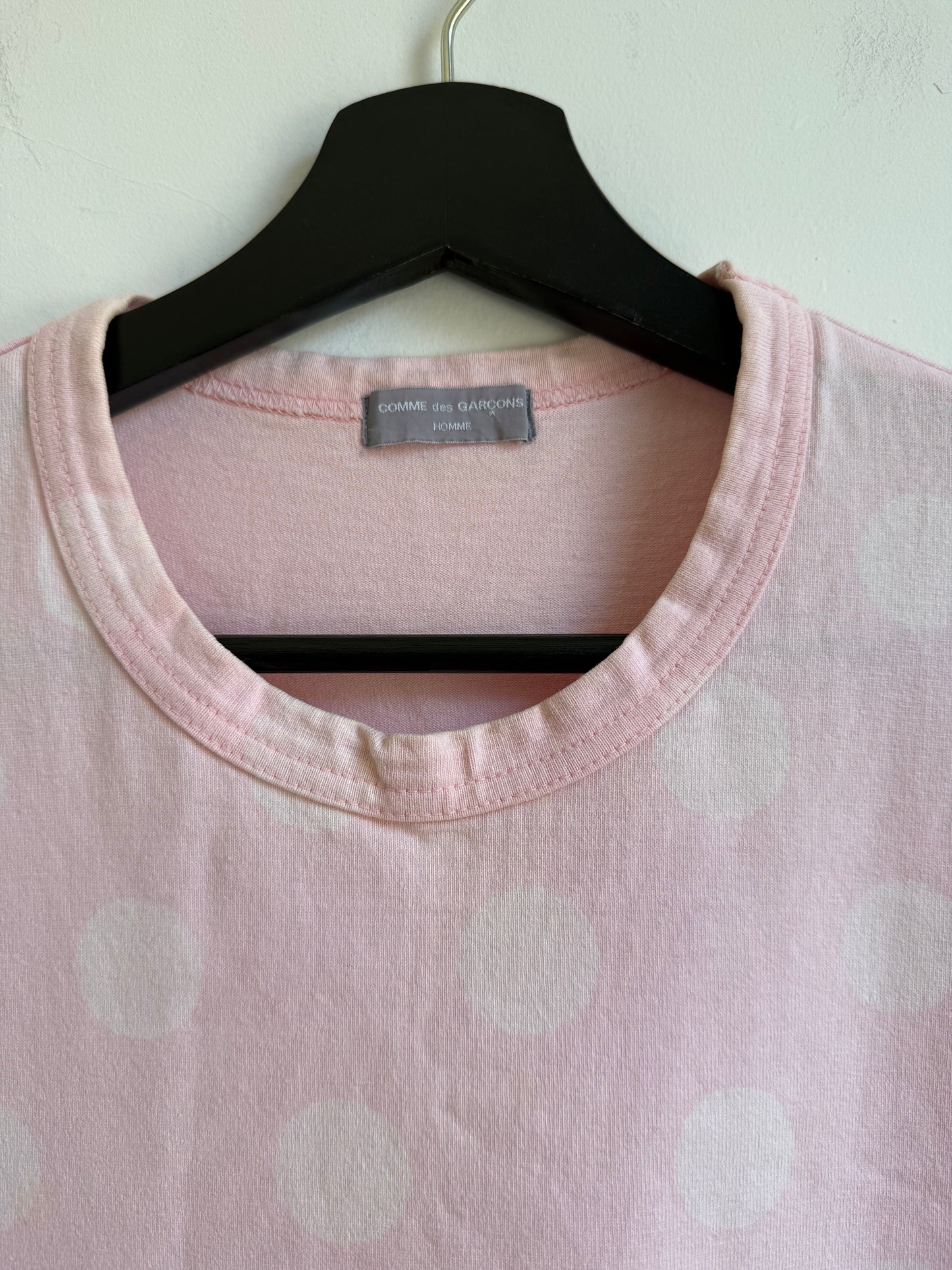 Comme des Garçons  Homme ss01 Pink Polkadot Tshirt