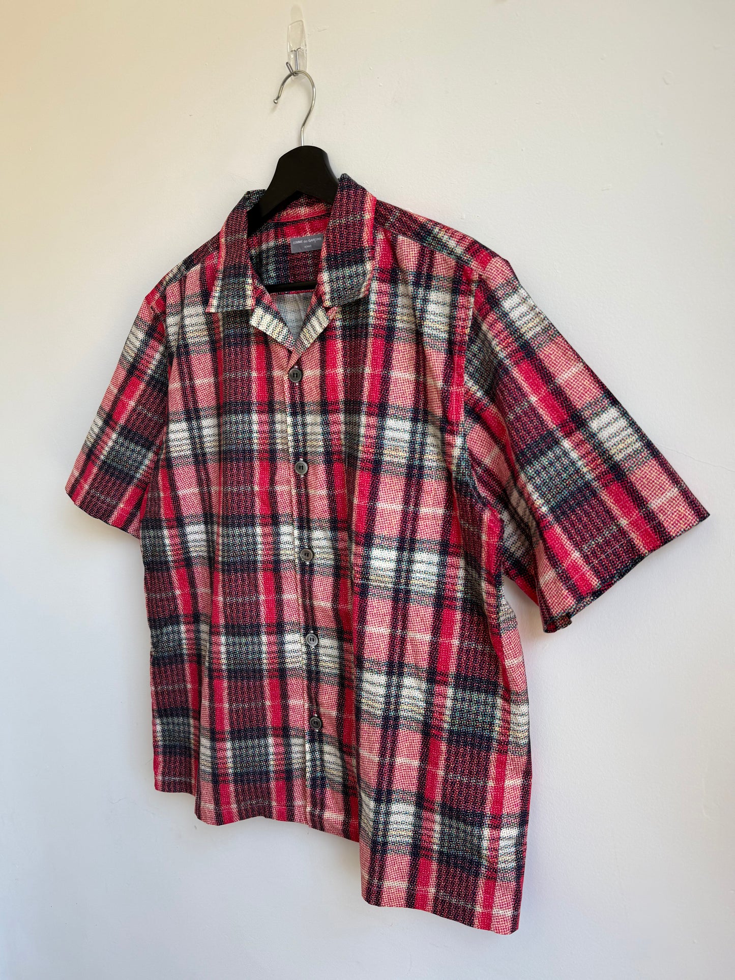 Comme des Garçons  Homme AD2002 Halftone Plaid Shirt