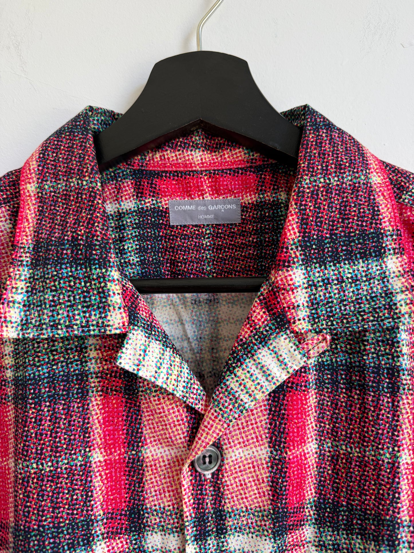 Comme des Garçons  Homme AD2002 Halftone Plaid Shirt