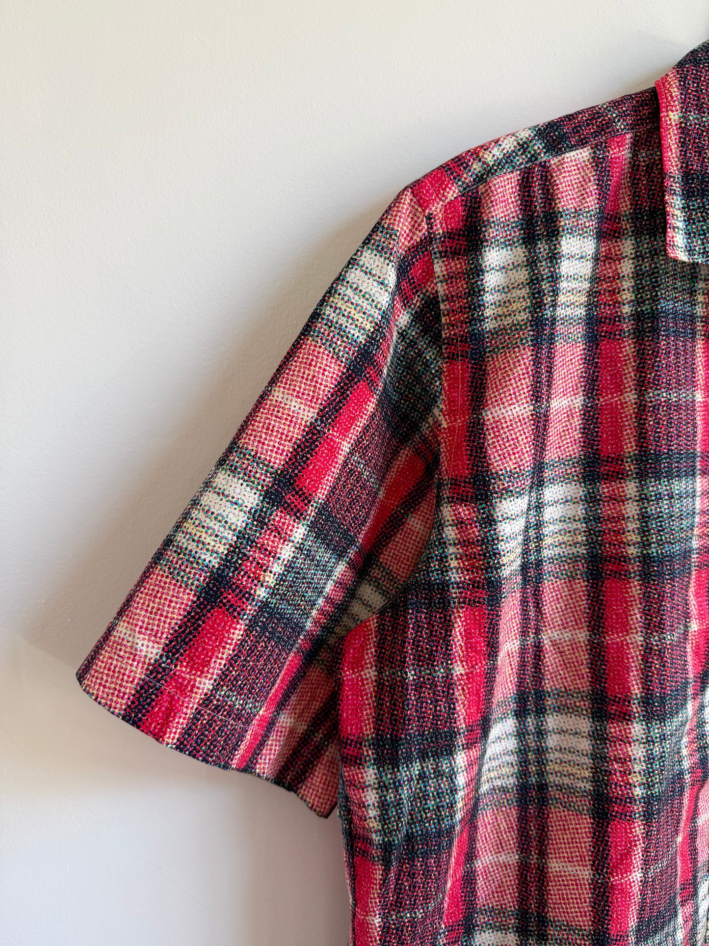 Comme des Garçons  Homme AD2002 Halftone Plaid Shirt