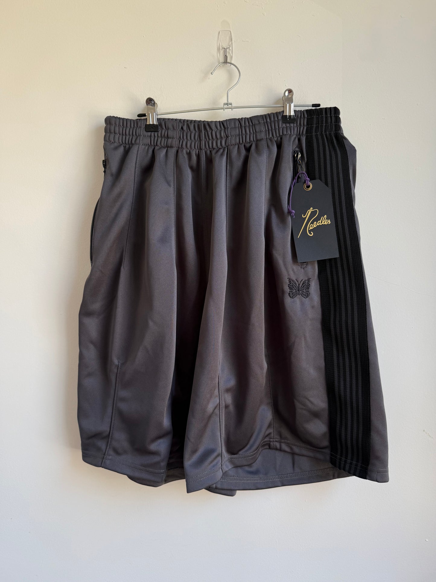Needles x Beaver Poly Smooth H.D Track Shorts