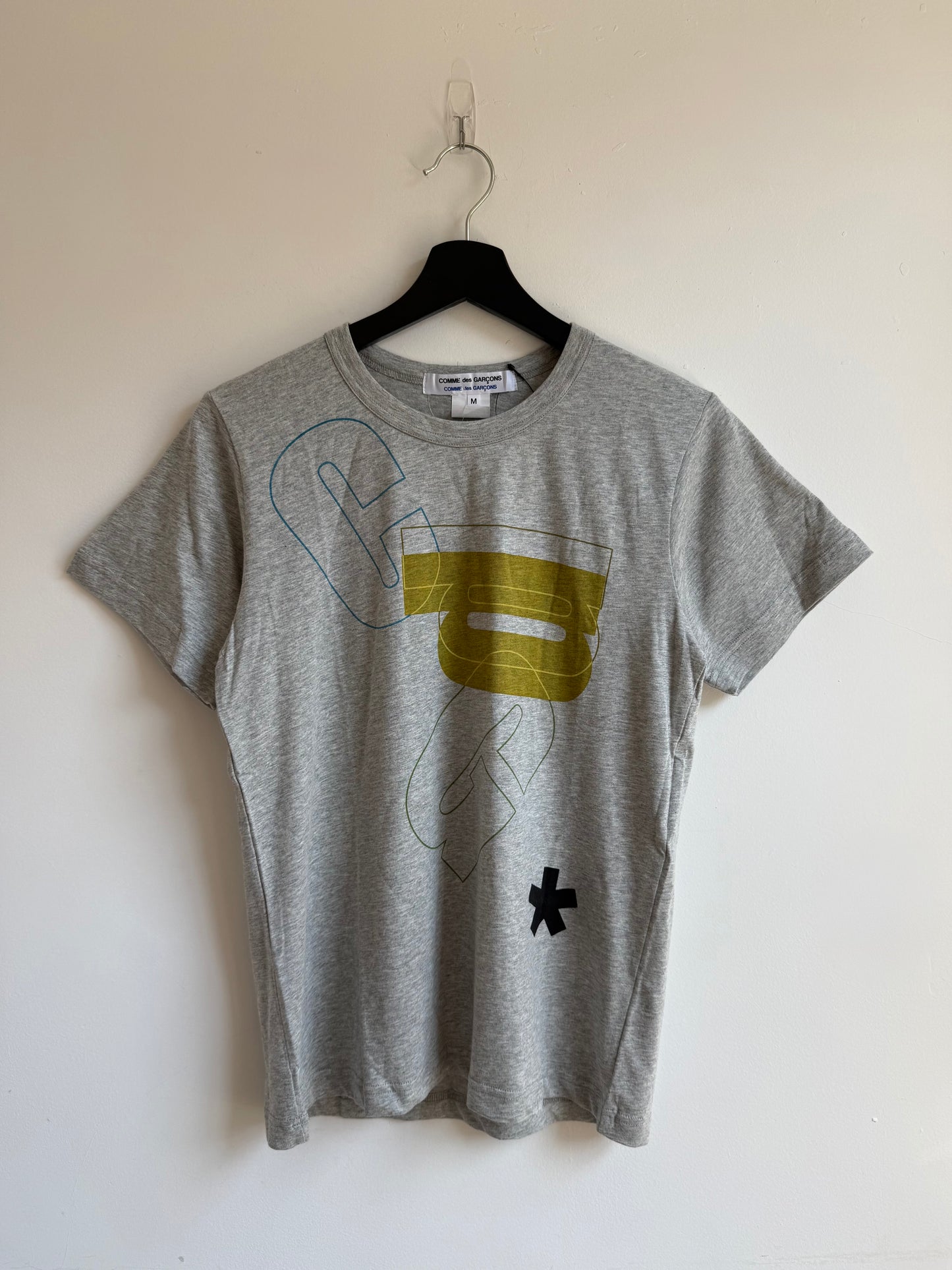 CdG x CdG Grey Logo Graphic Tshirt