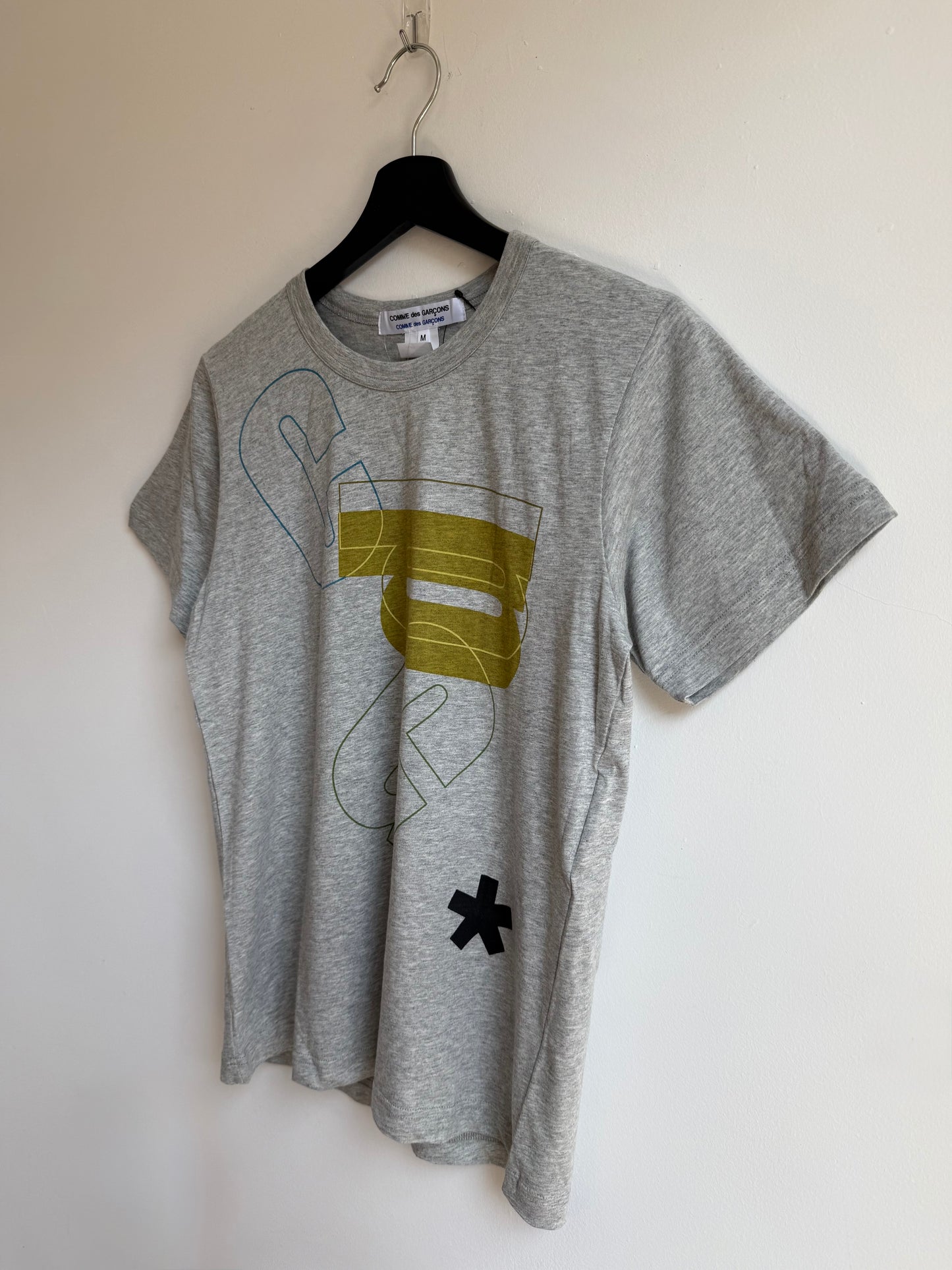 CdG x CdG Grey Logo Graphic Tshirt