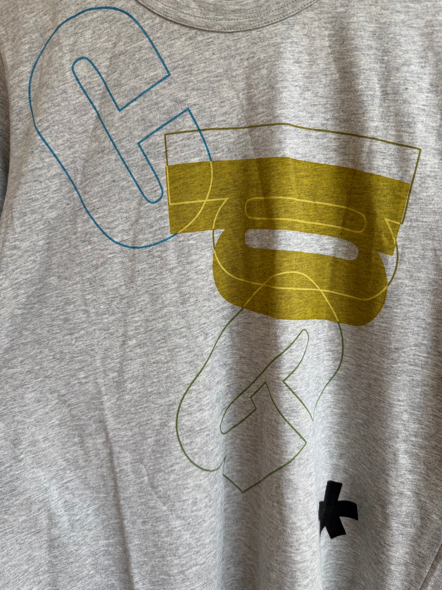 CdG x CdG Grey Logo Graphic Tshirt