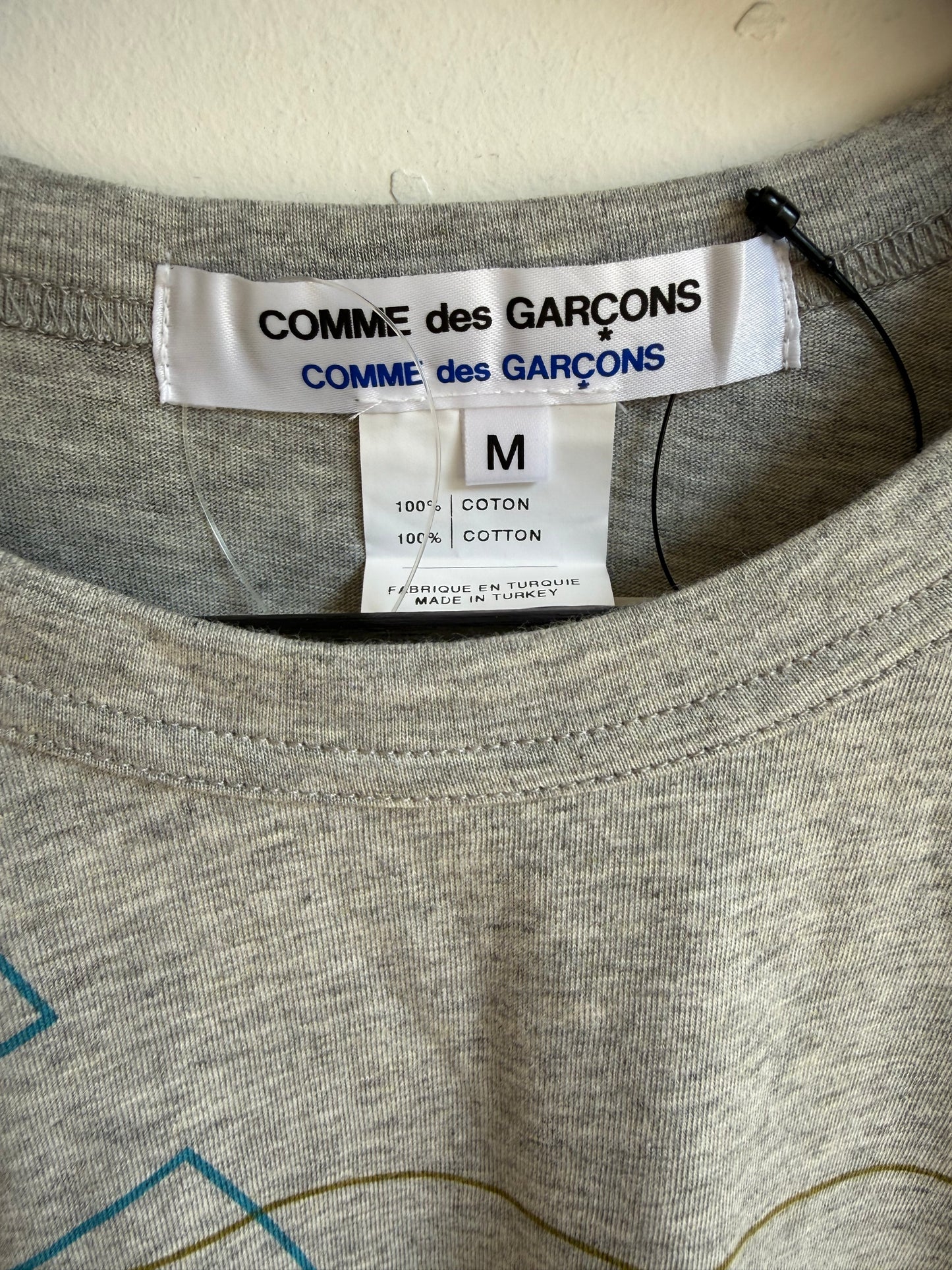 CdG x CdG Grey Logo Graphic Tshirt