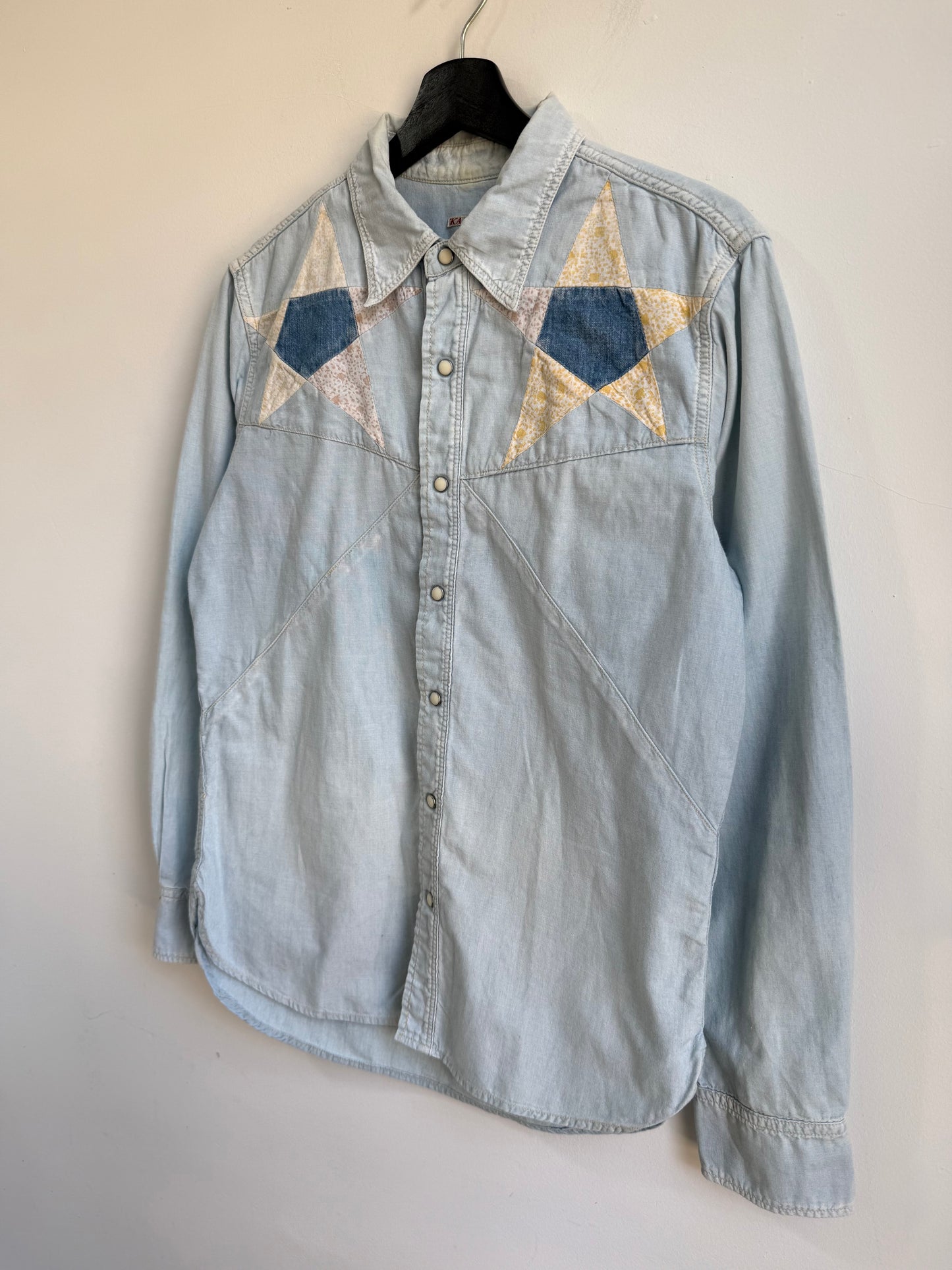 Kapital Star Patchwork Denim Western Shirt