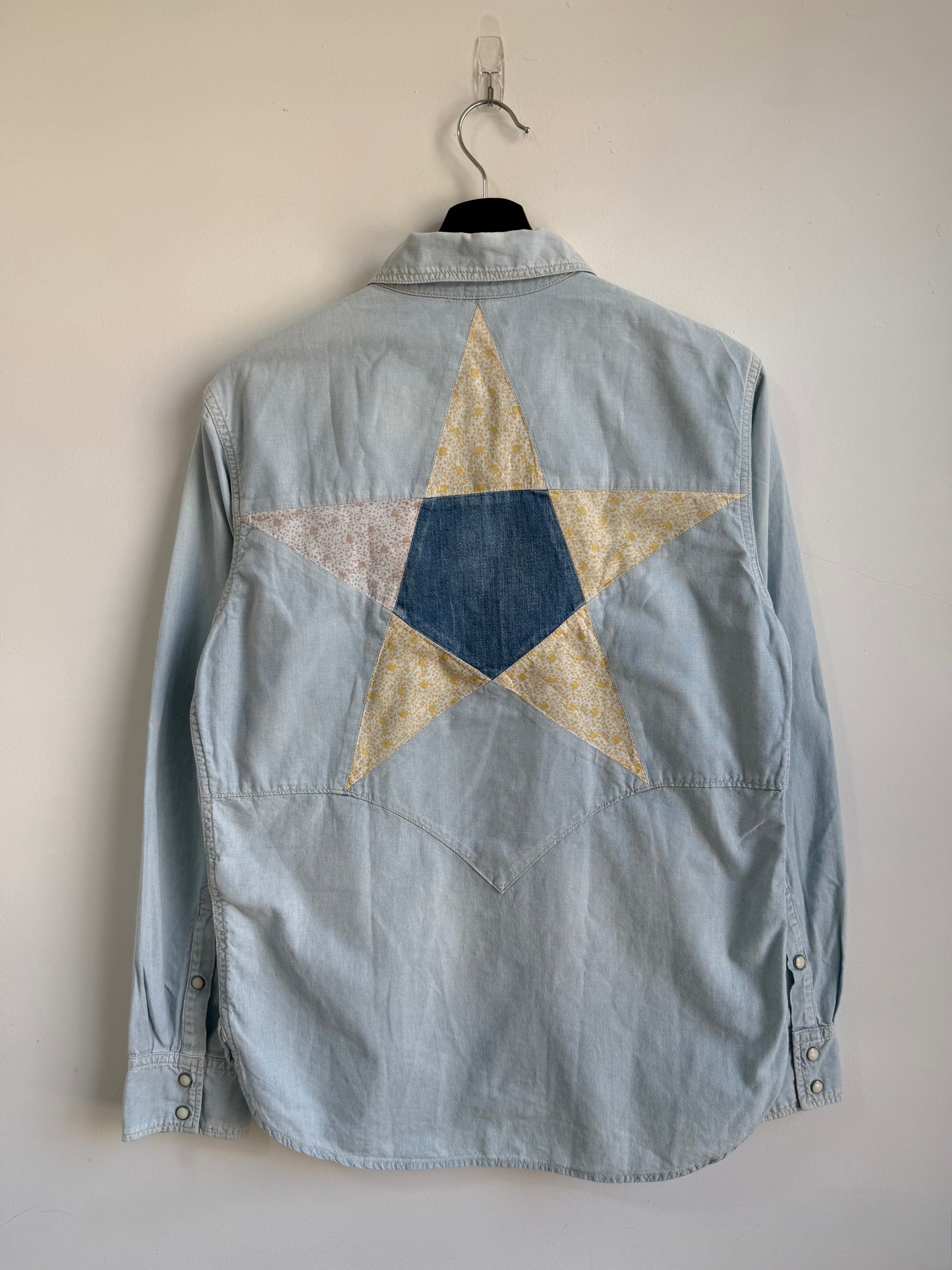 Kapital Star Patchwork Denim Western Shirt