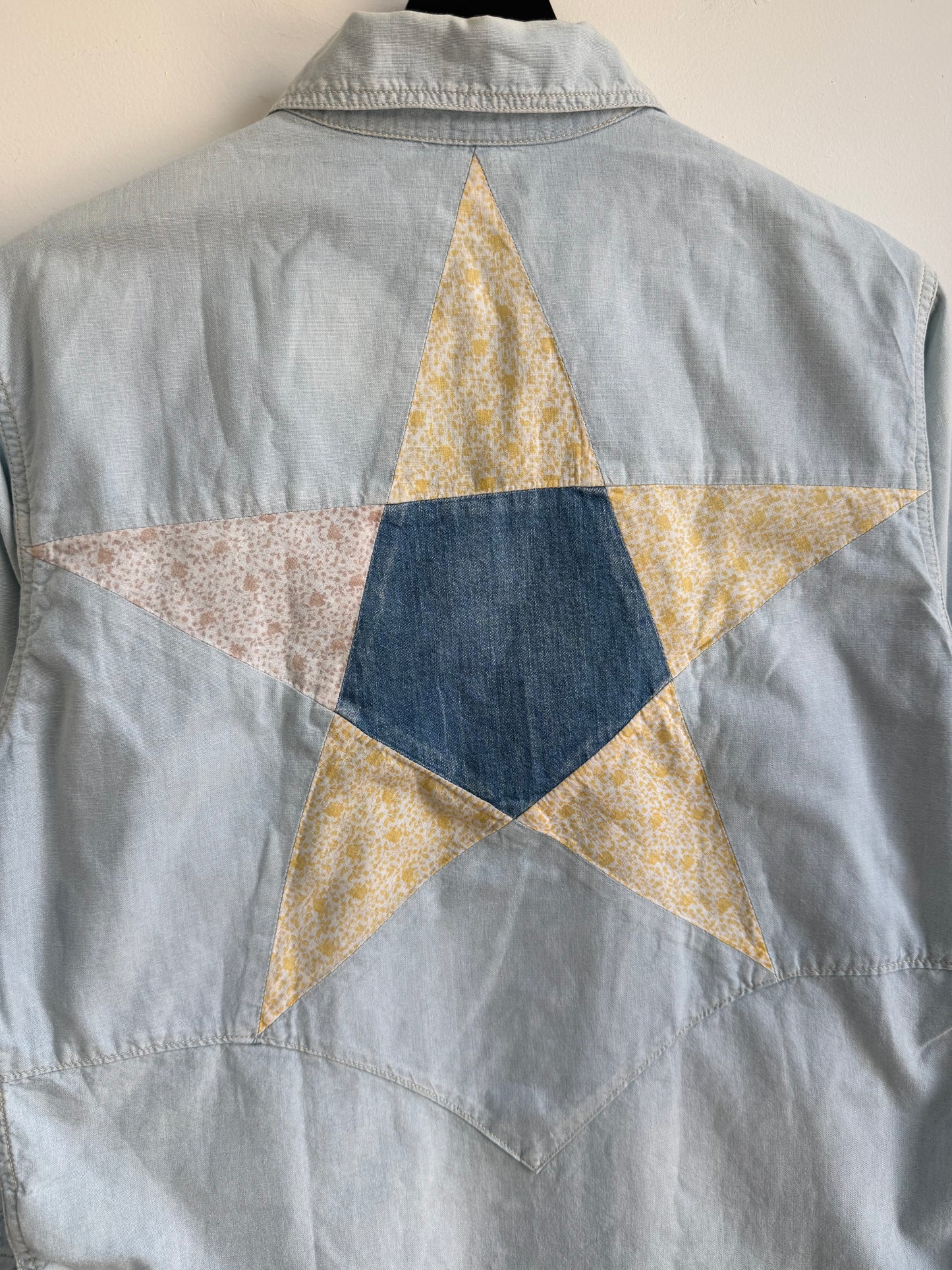 Kapital Star Patchwork Denim Western Shirt