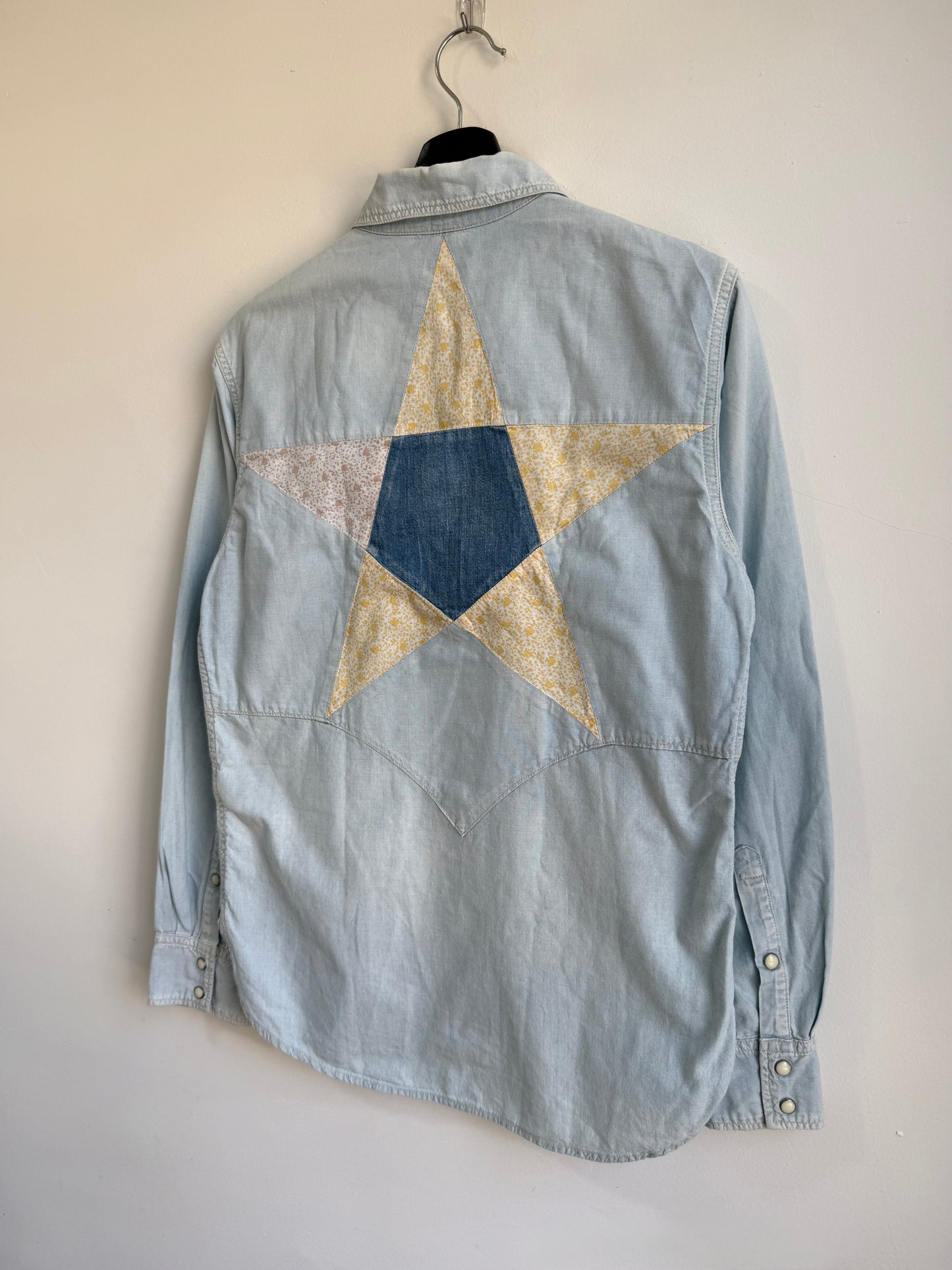 Kapital Star Patchwork Denim Western Shirt