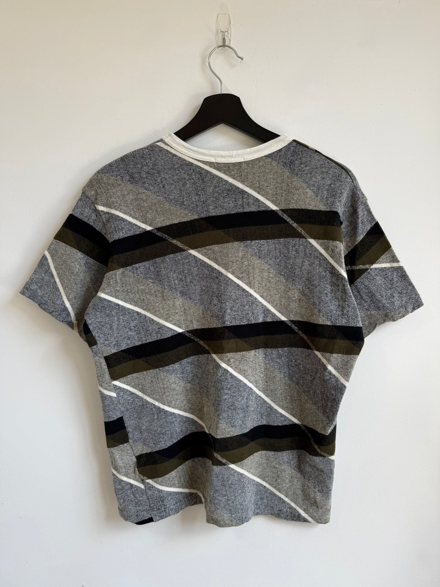 Y’s For Men Abstract Diagonal Stripe T-shirt