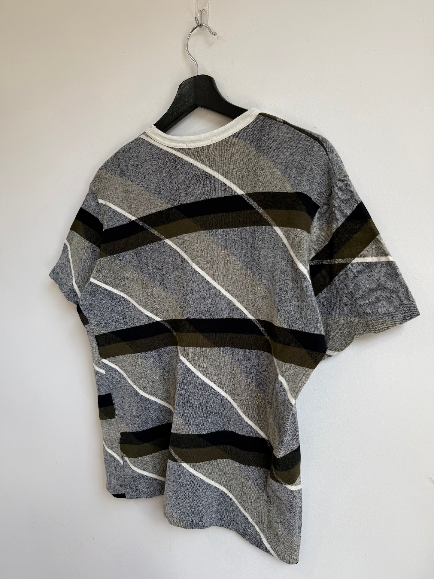 Y’s For Men Abstract Diagonal Stripe T-shirt
