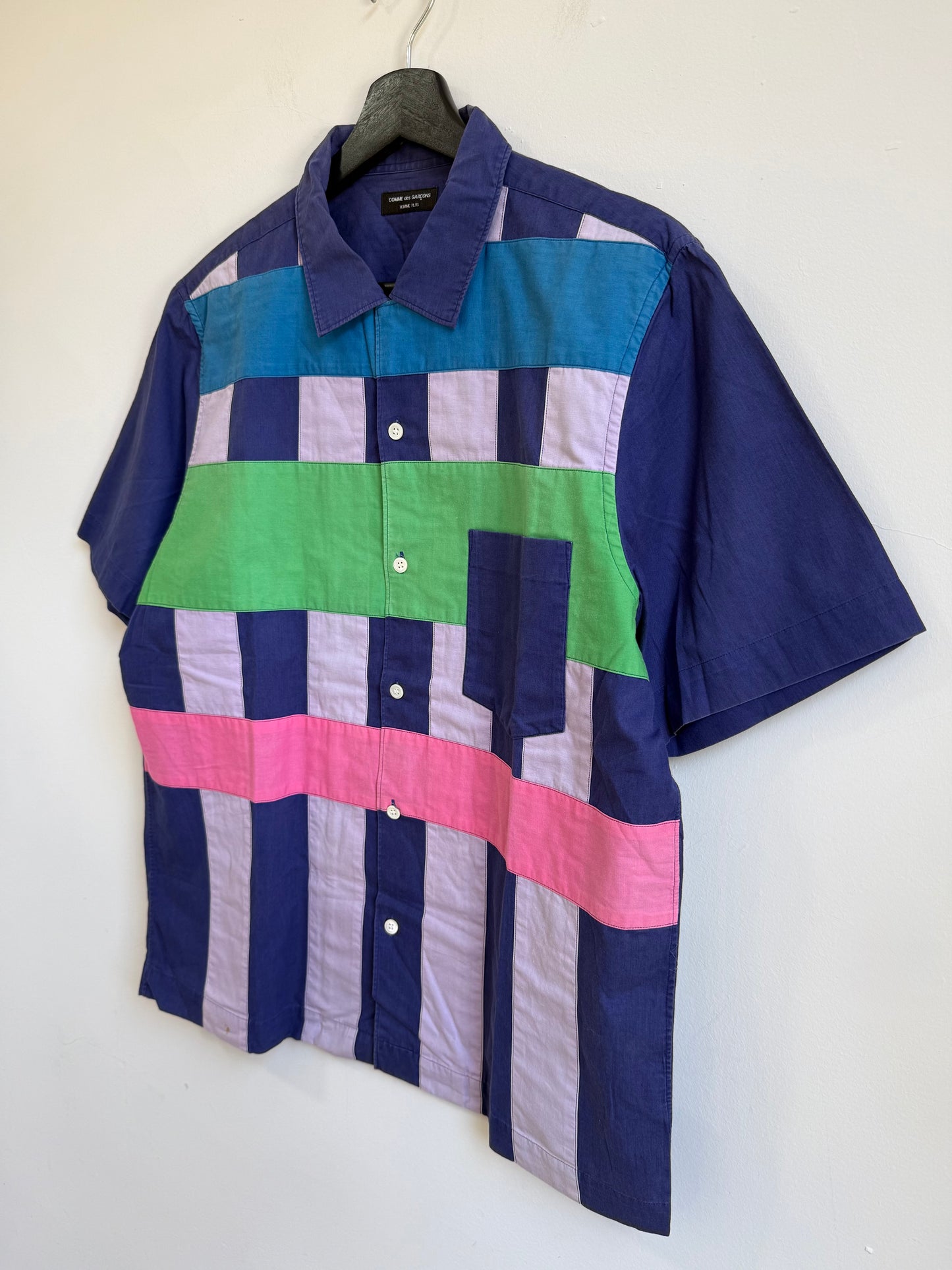Comme des Garcons Homme Plus AD1999 Multicolor Patchwork Shirt