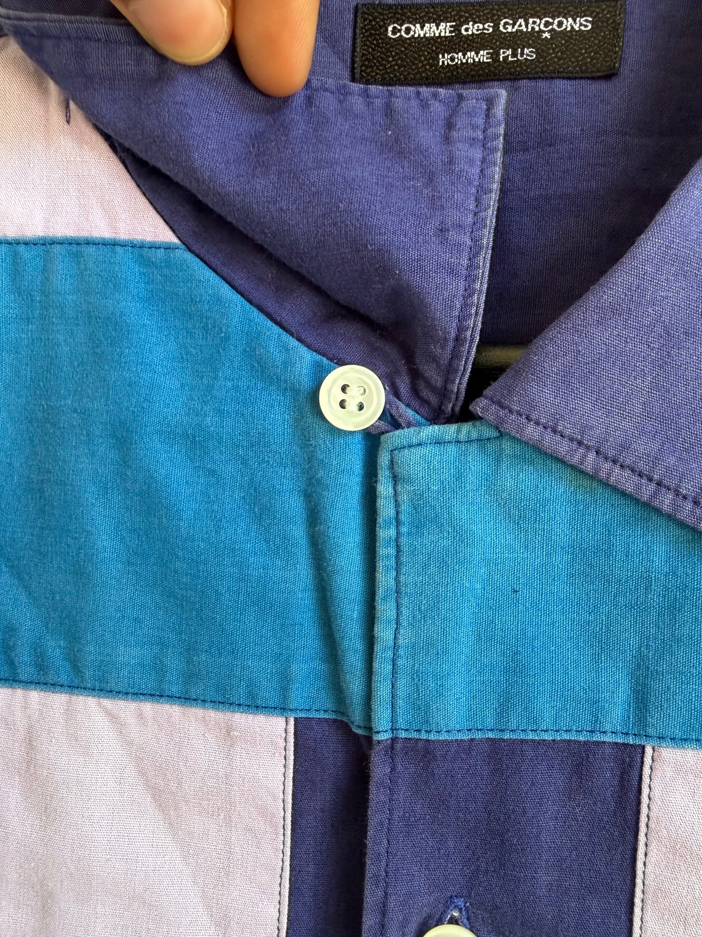 Comme des Garcons Homme Plus AD1999 Multicolor Patchwork Shirt