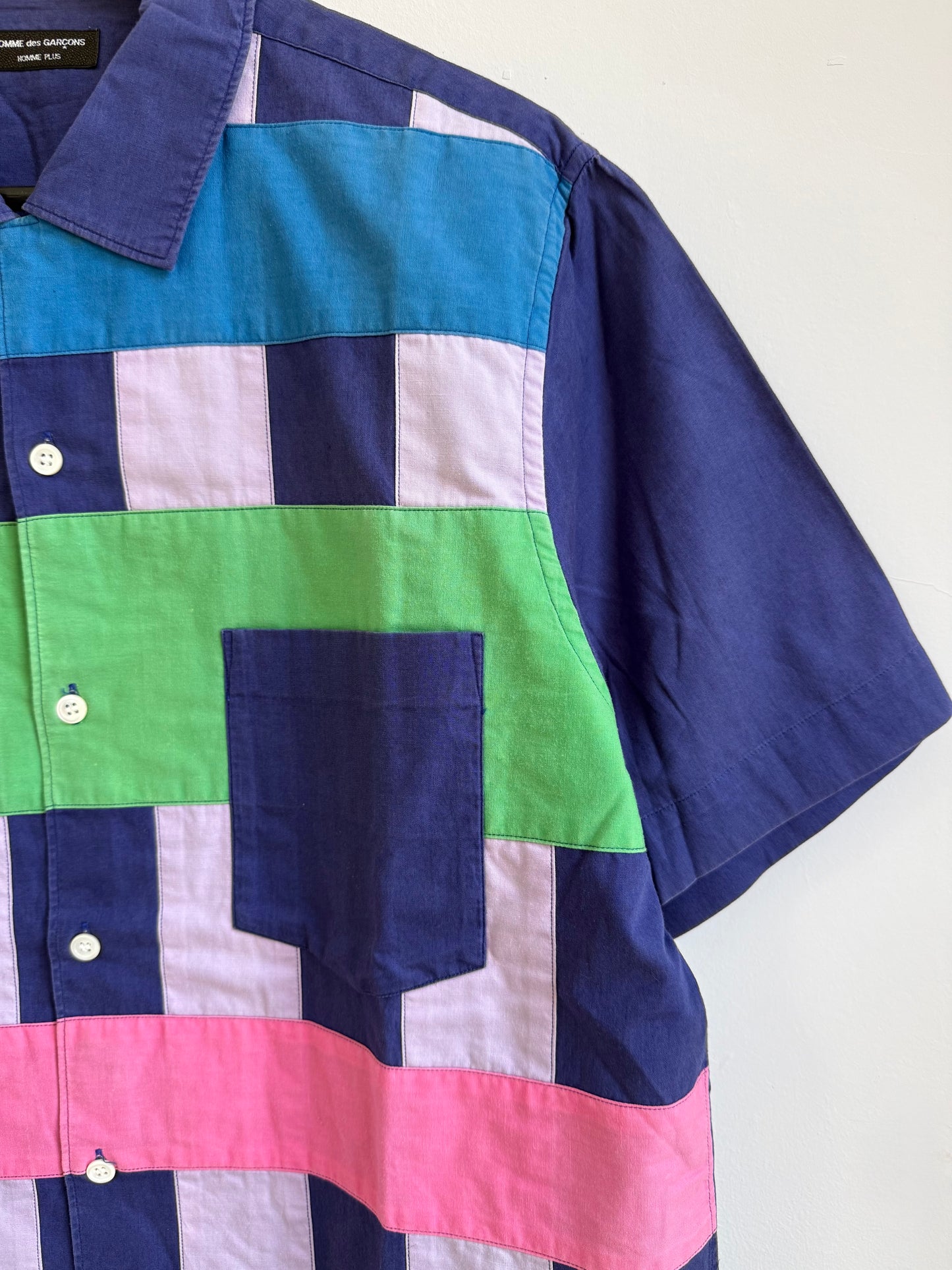 Comme des Garcons Homme Plus AD1999 Multicolor Patchwork Shirt