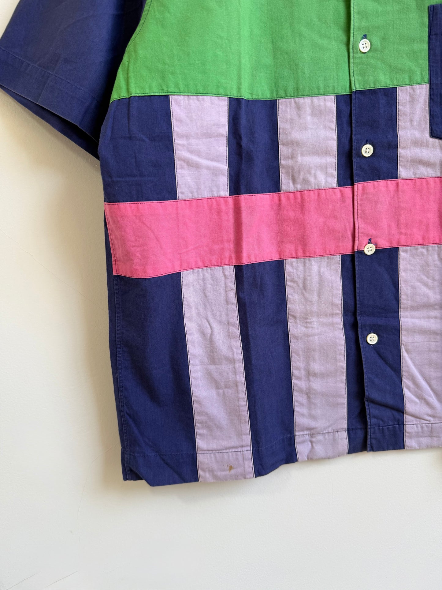 Comme des Garcons Homme Plus AD1999 Multicolor Patchwork Shirt