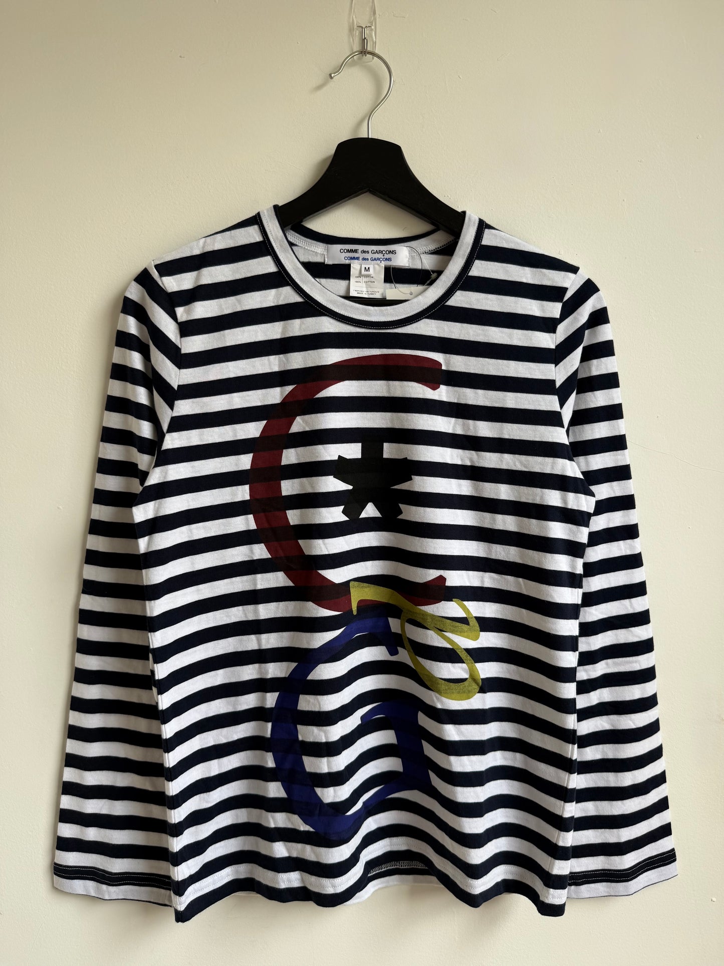 Comme des Garçons Striped Long Sleeve Tshirt
