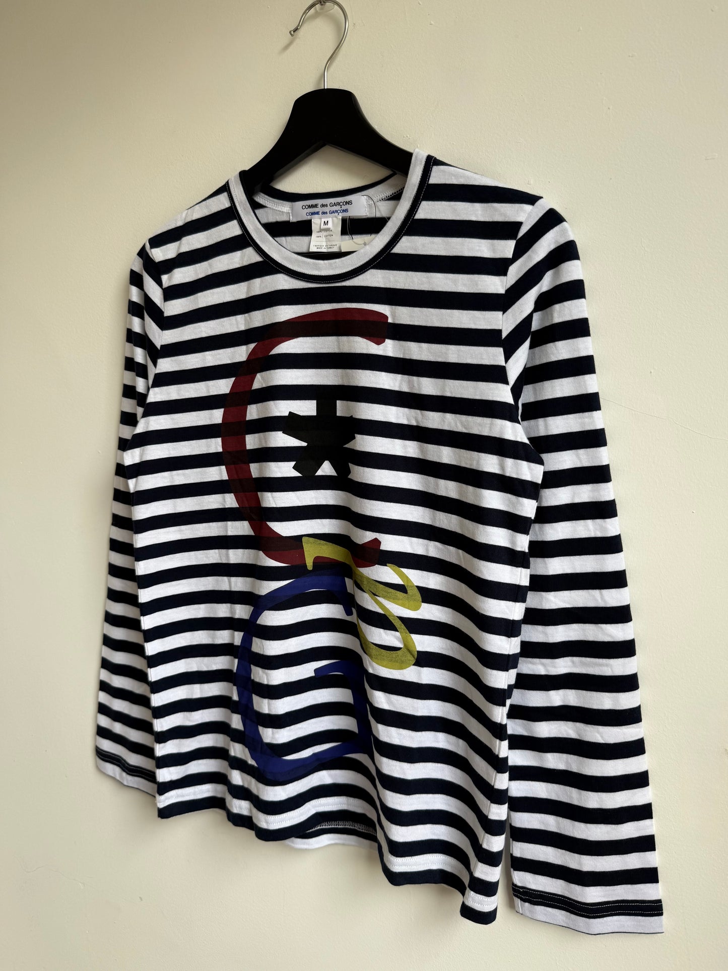 Comme des Garçons Striped Long Sleeve Tshirt