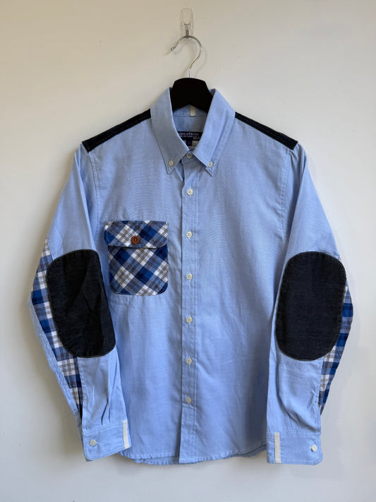 eYe Junya Watanabe MAN AW09 Plaid/ Elbow Patchwork Shirt