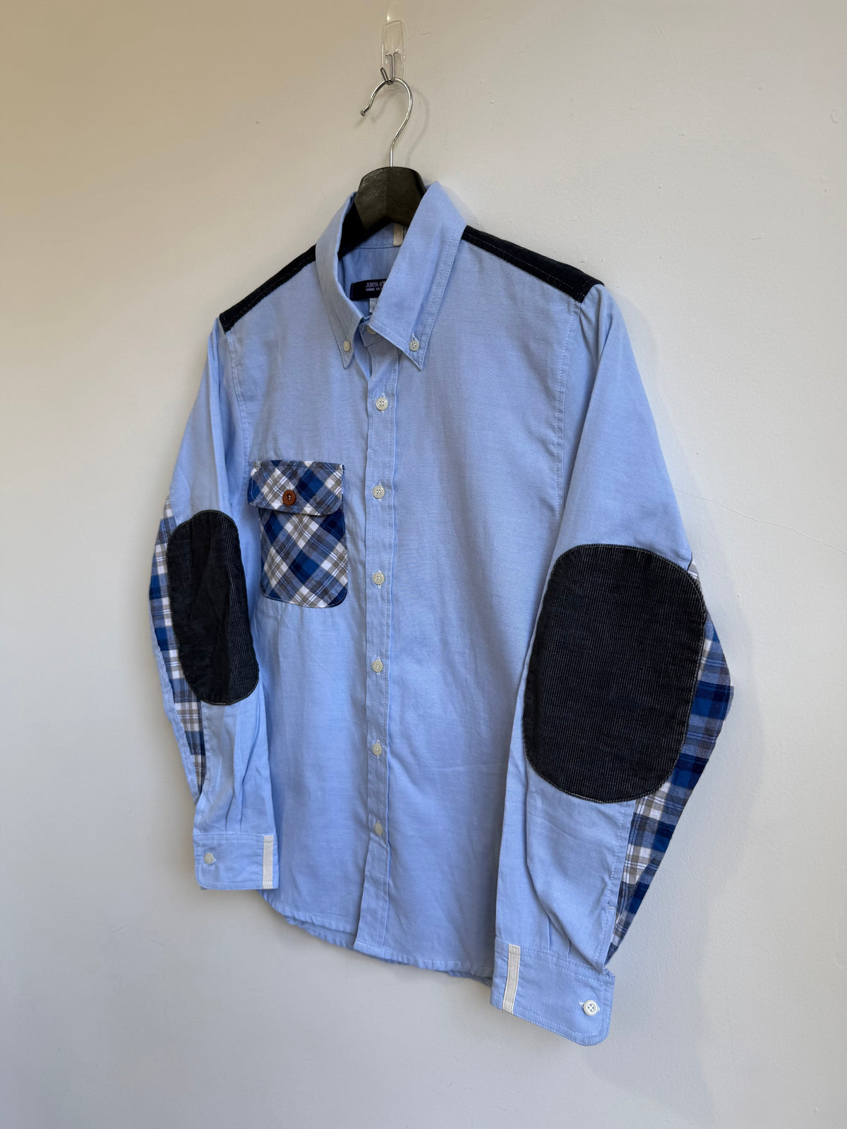 eYe Junya Watanabe MAN AW09 Plaid/ Elbow Patchwork Shirt