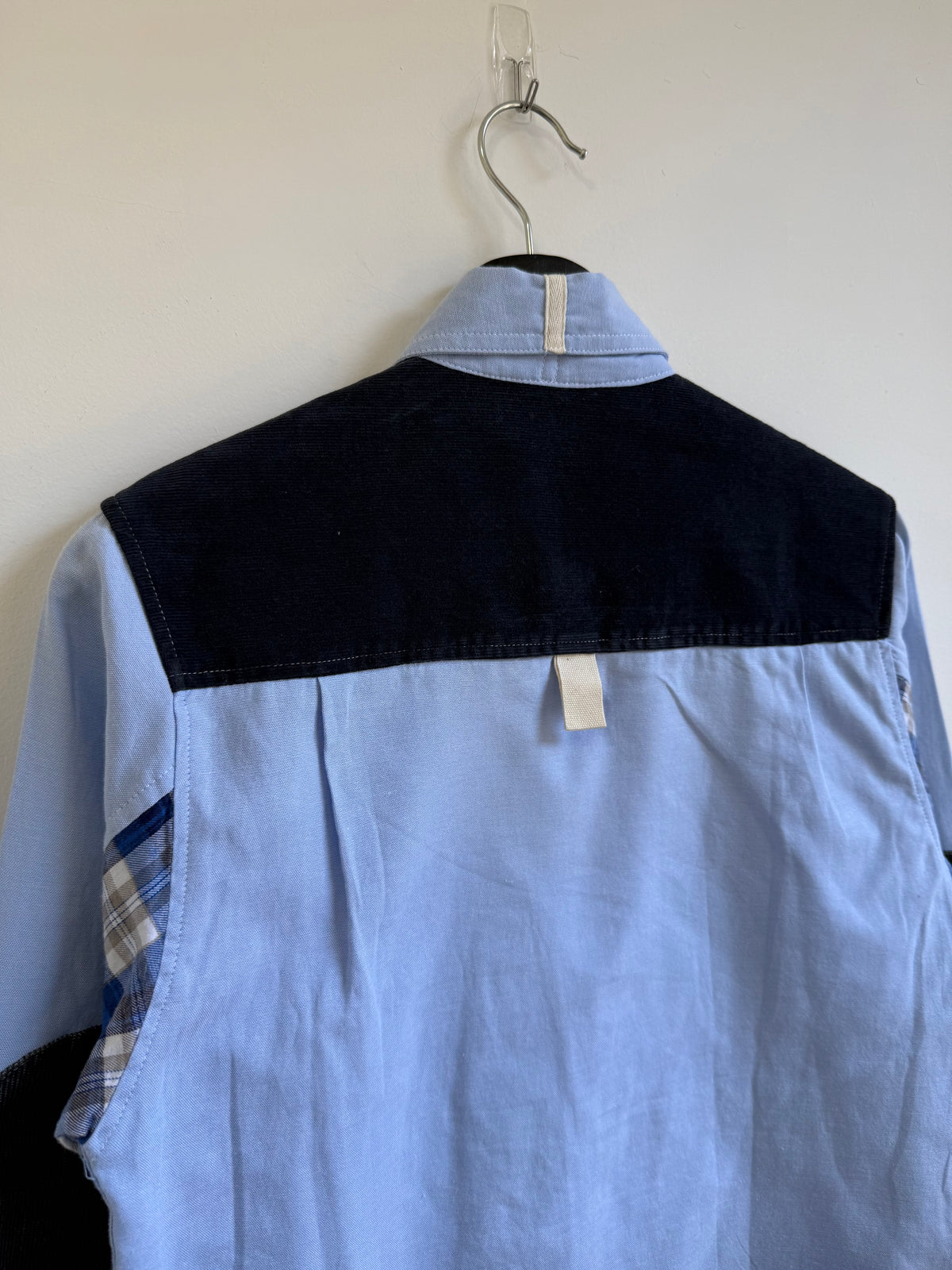 eYe Junya Watanabe MAN AW09 Plaid/ Elbow Patchwork Shirt