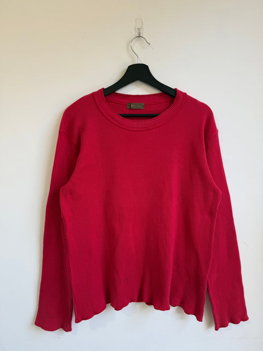Y's For Men Ribbed Cotton Knit Top