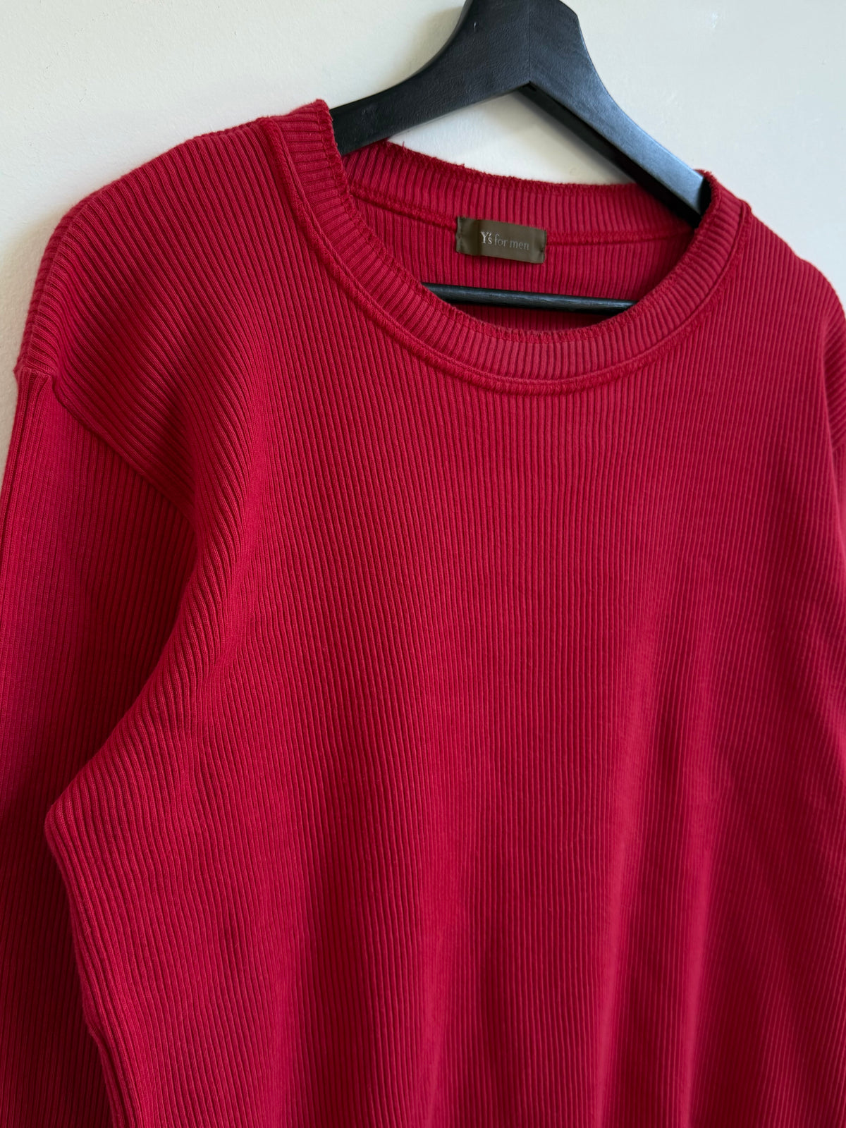 Y's For Men Ribbed Cotton Knit Top