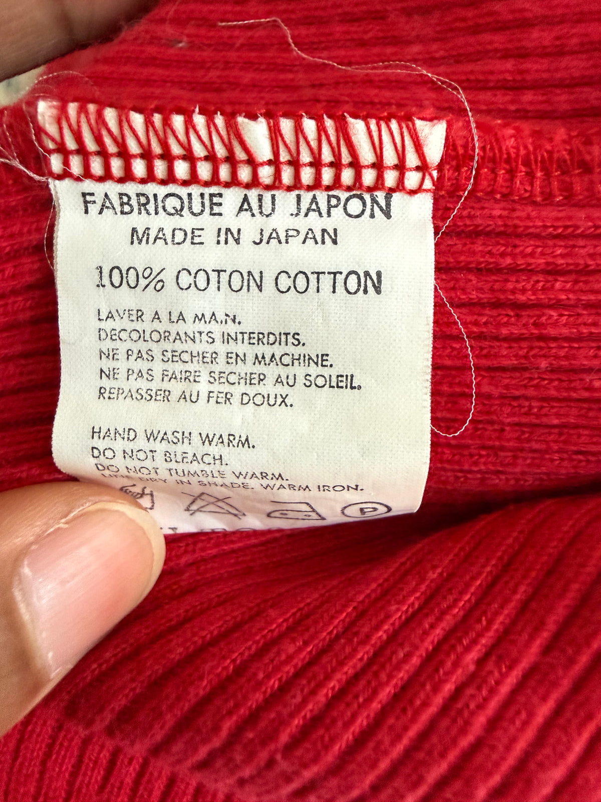 Y's For Men Ribbed Cotton Knit Top