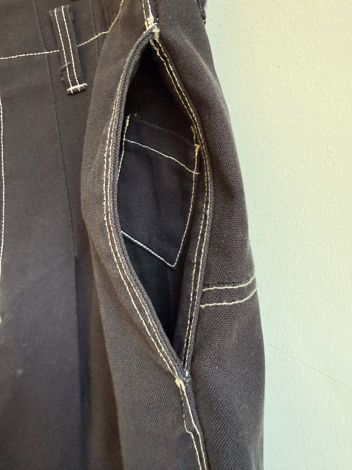 Shinya Kozuka x Farah Contrast Stitch Baggy Pants