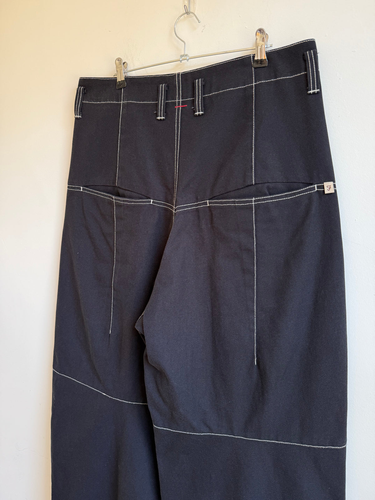 Shinya Kozuka x Farah Contrast Stitch Baggy Pants