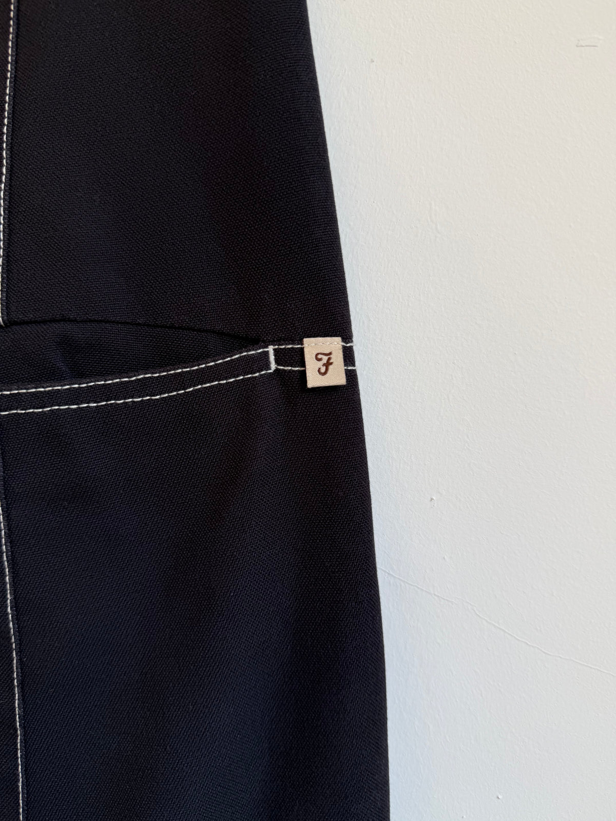 Shinya Kozuka x Farah Contrast Stitch Baggy Pants