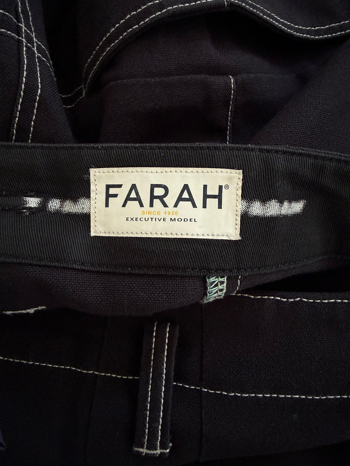 Shinya Kozuka x Farah Contrast Stitch Baggy Pants